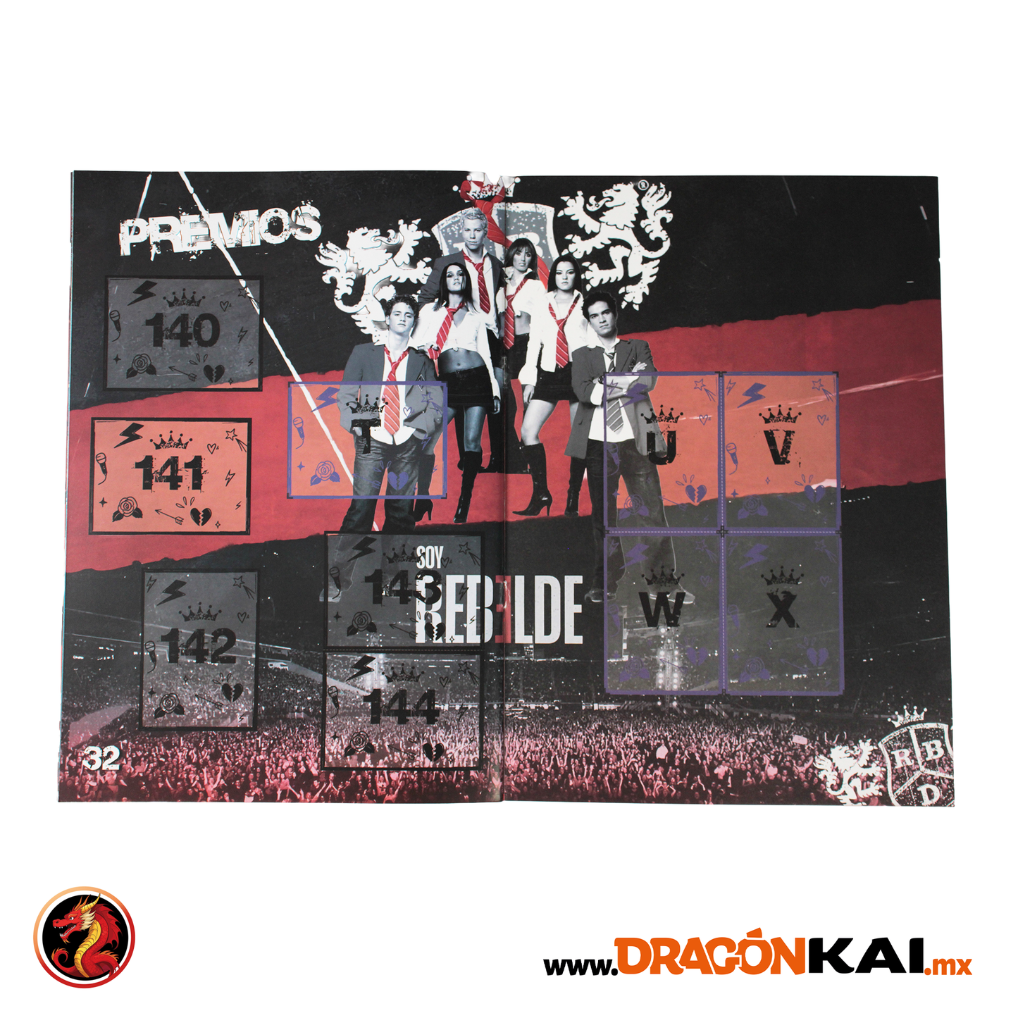 Álbum Rebelde + Set completo a pegar
