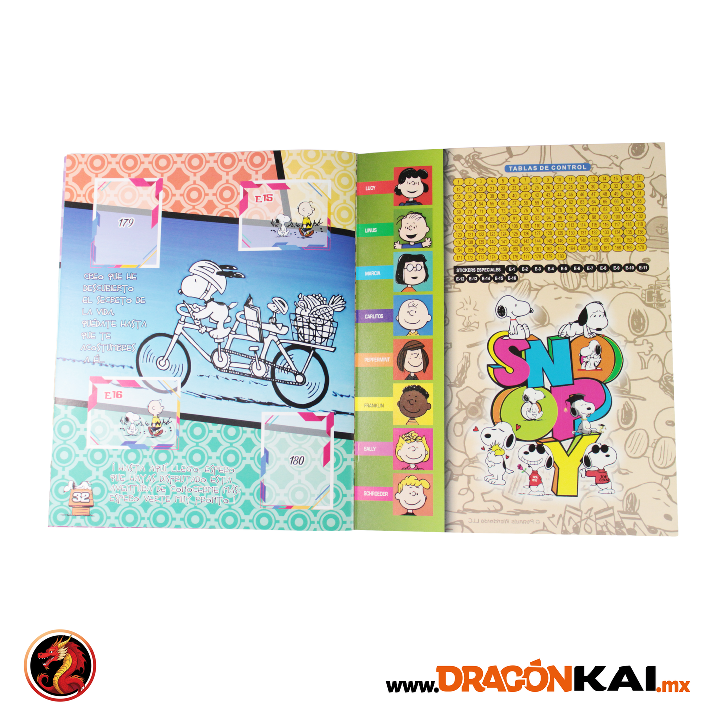 Álbum Snoopy + Set completora pegar