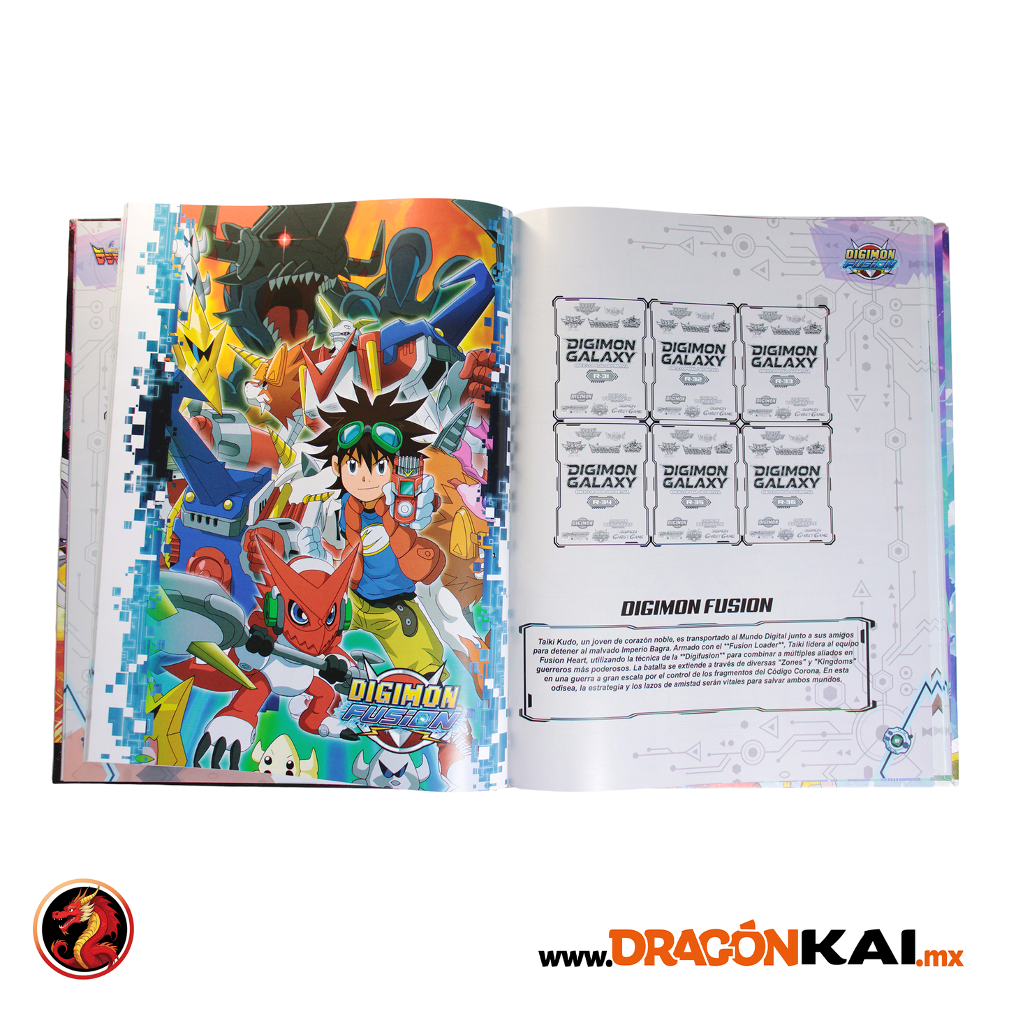 Album Enciclopedia Pasta Dura DIGIMON GALAXY + set completo a pegar