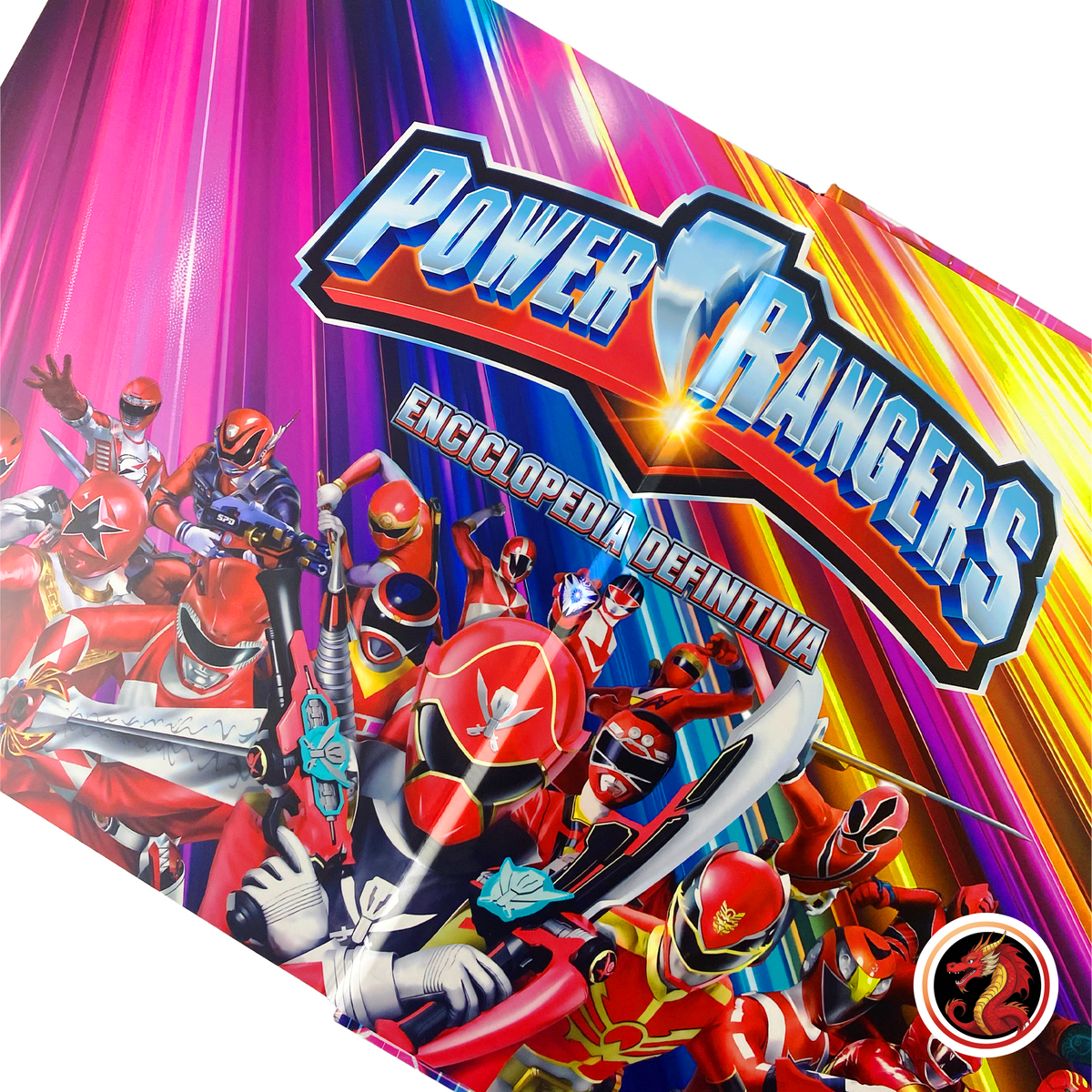 Álbum Pasta Dura - Enciclopedia Power Rangers + Set Completo a pegar
