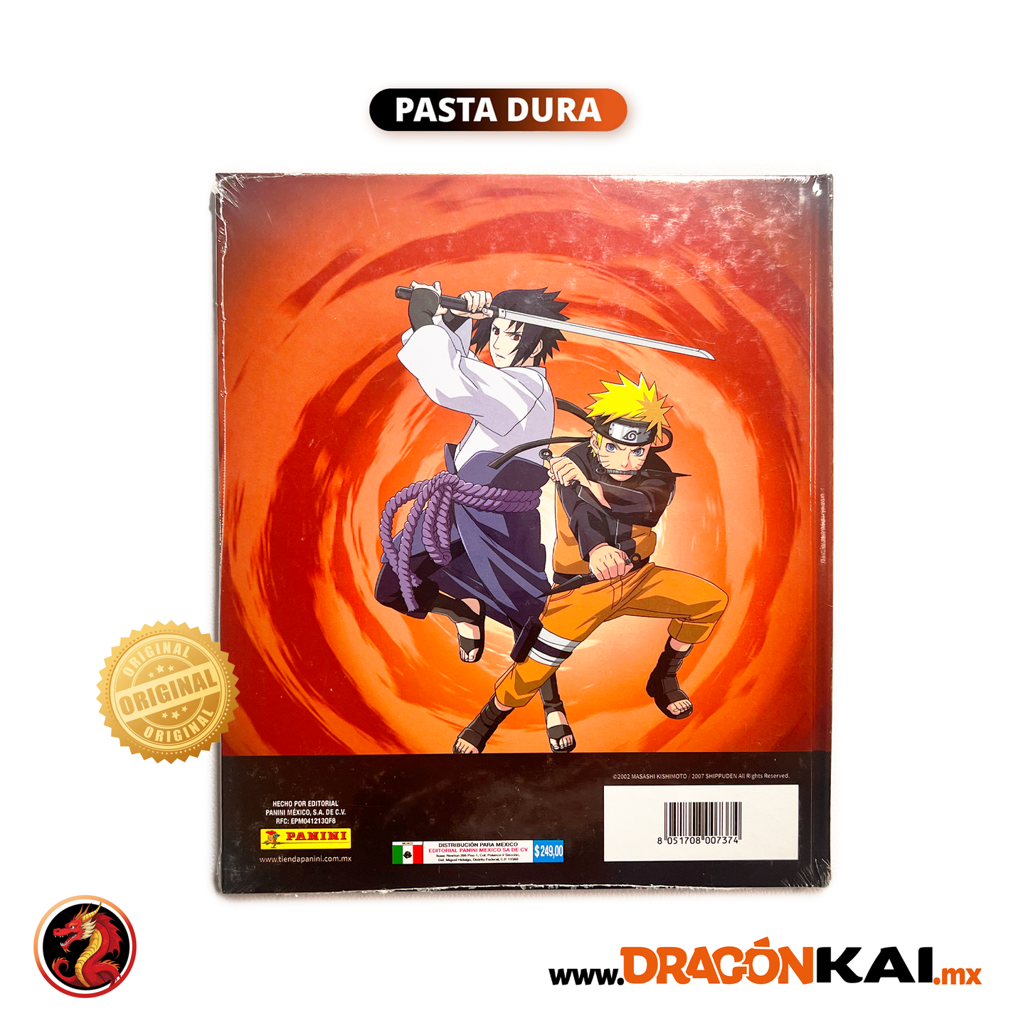 Álbum Pasta Dura Naruto Shippuden: Un nuevo comienzo (Panini) + Set completo a pegar