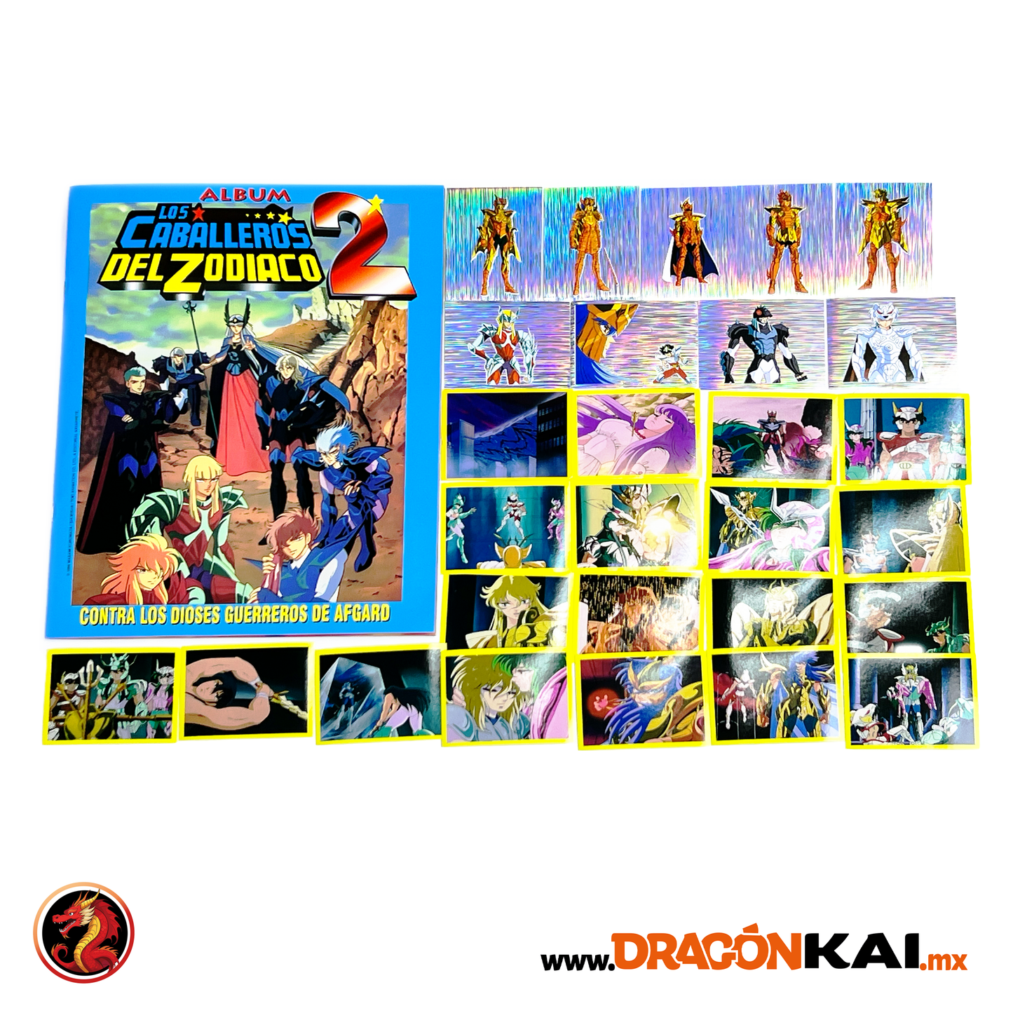 Álbum Caballeros del Zodiaco 2: Saga de Asgard (Re. Navarrete) + Set completo a pegar
