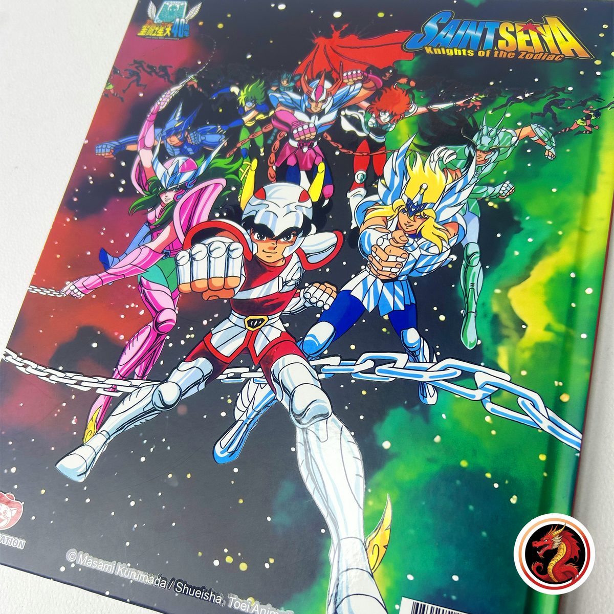 Álbum Pasta Dura Caballeros del Zodiaco Vol. 2: Saga Santuario Santos de Plata + Set completo