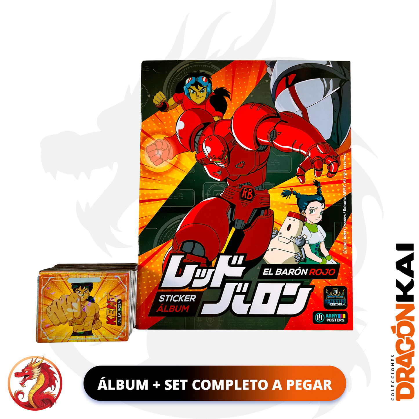 Álbum Baron Rojo + Set completo a pegar