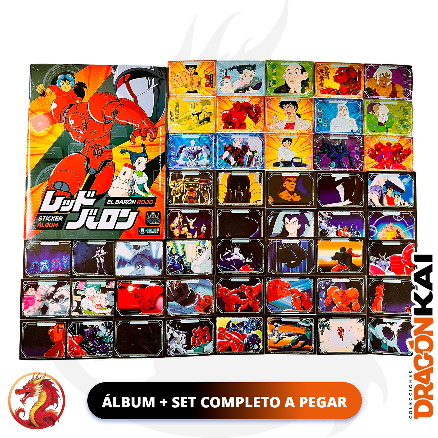 Álbum Baron Rojo + Set completo a pegar