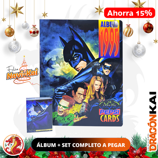 Pepsi Cards Batman Forever (Re.) | Set completo de tarjetas + coleccionador y micas