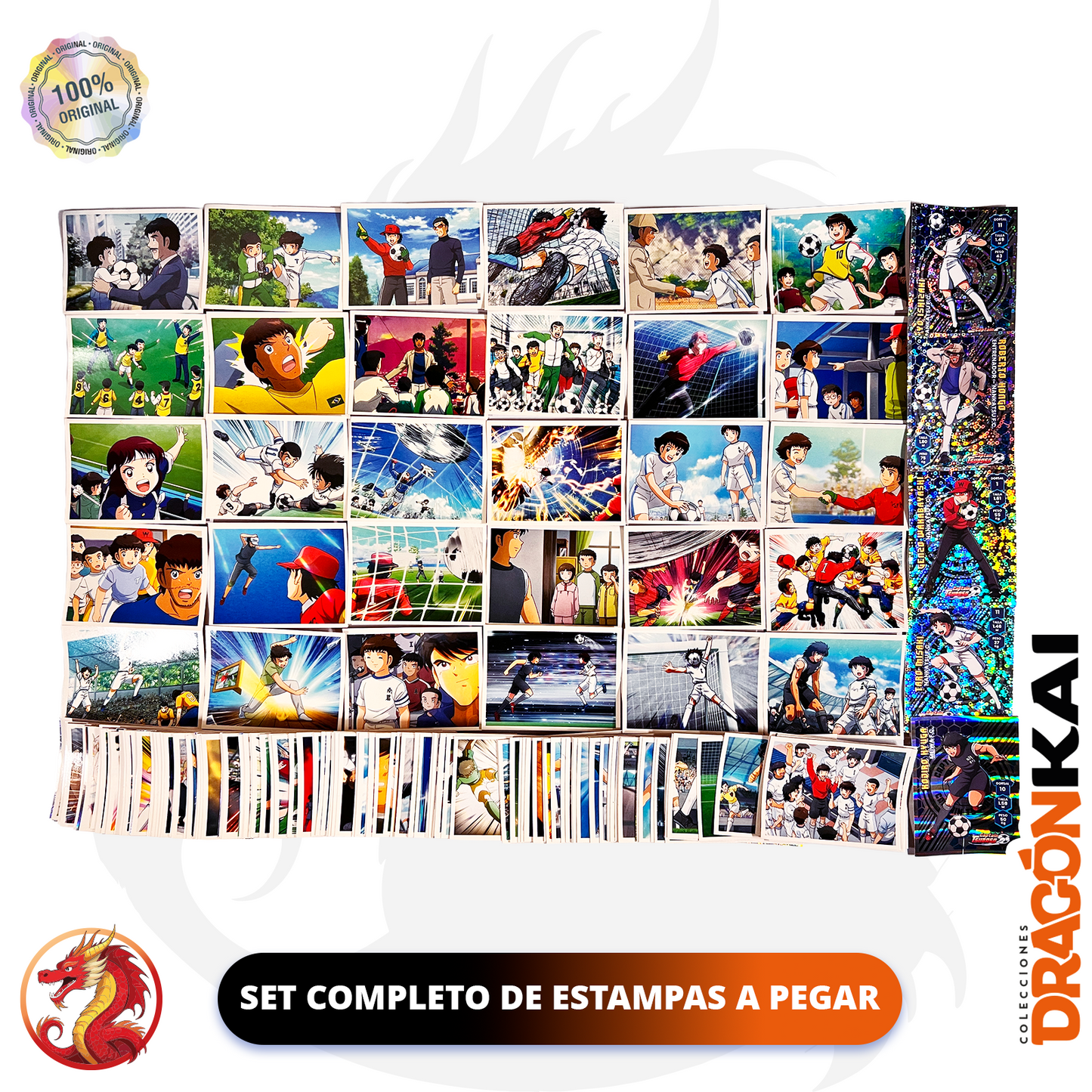 Álbum Capitán Tusbasa [Super Campeones] (Navarrete) + Set completo a pegar