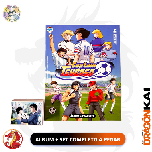 Álbum Capitán Tusbasa [Super Campeones] (Navarrete) + Set completo a pegar