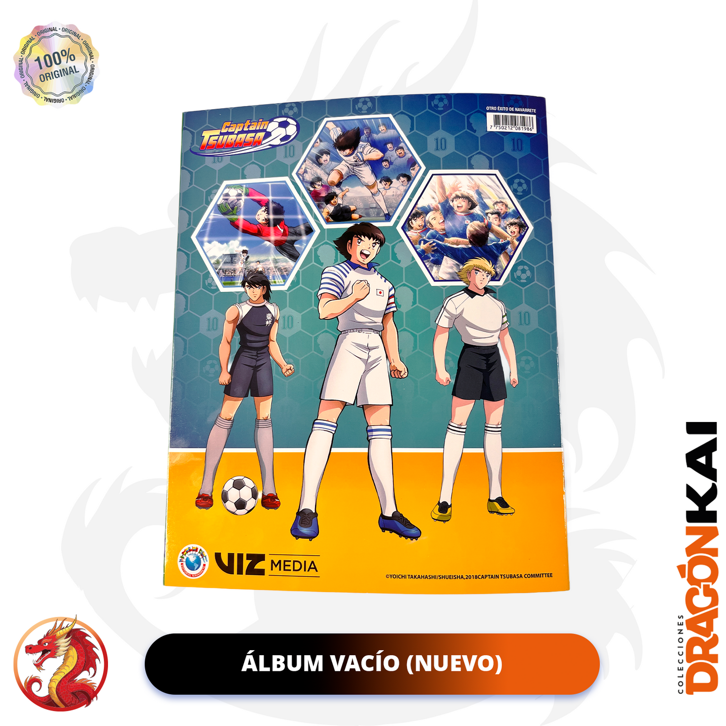 Álbum Capitán Tusbasa [Super Campeones] (Navarrete) + Set completo a pegar