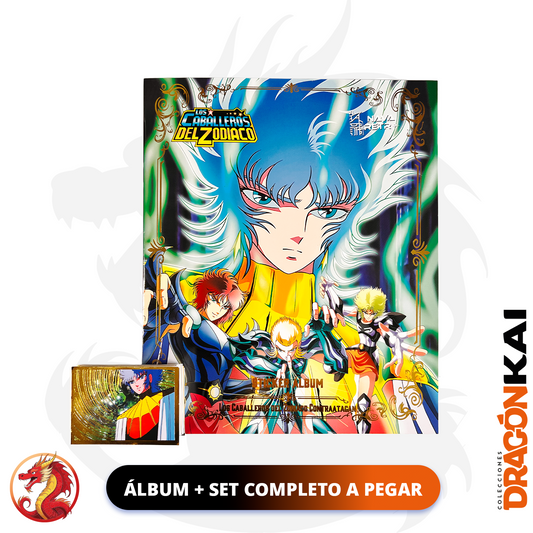 Álbum Los Caballeros del Zodiaco Contraatacan + Set completo a pegar
