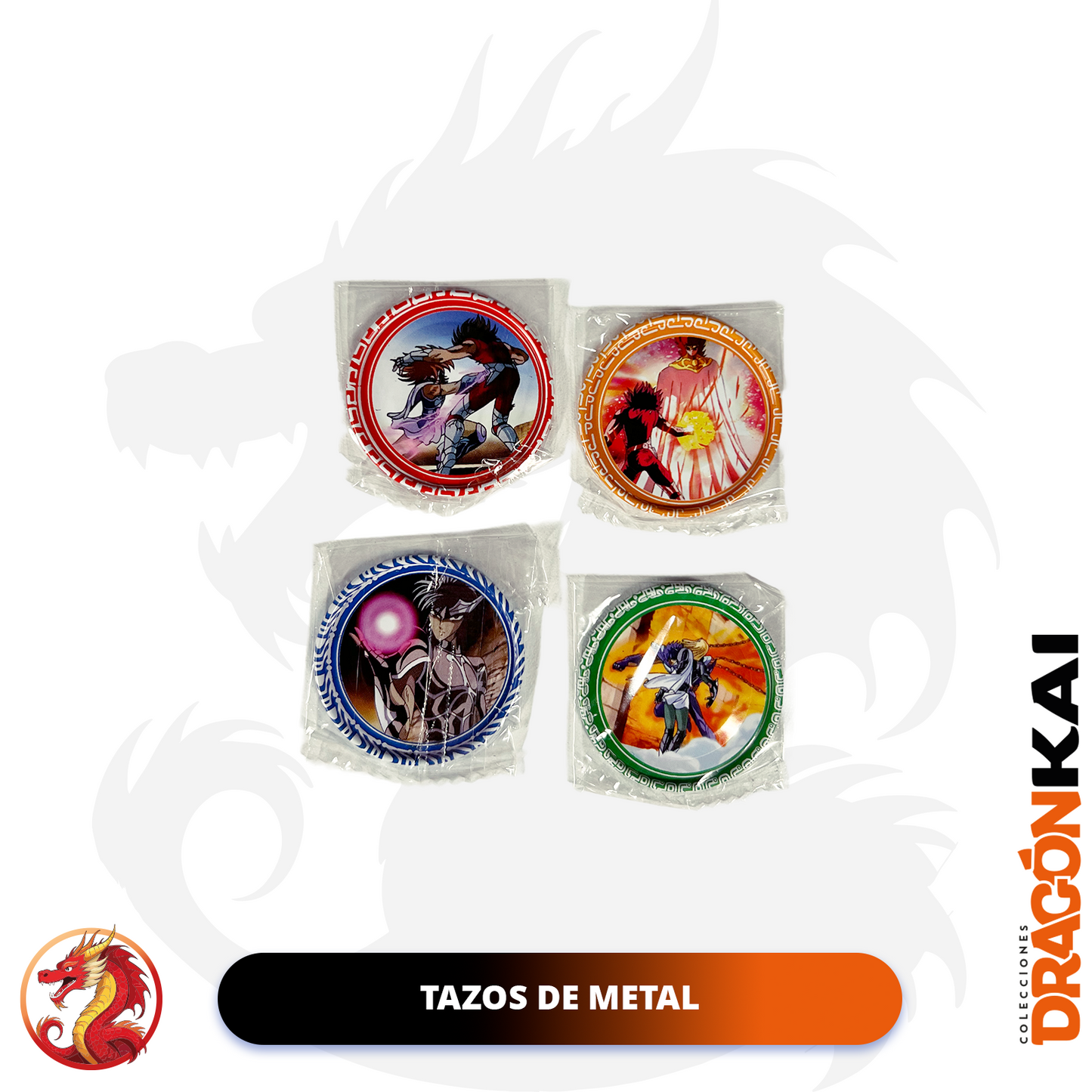 Tazos Caballeros del Zodiaco Vol. 6 (DKV) | Colección completa