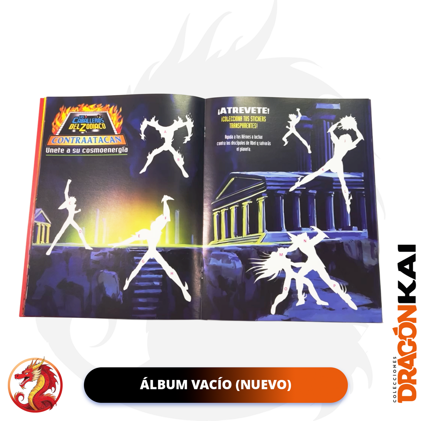Álbum Caballeros del Zodiaco 3: Saga de Poseidón (Re. Navarrete) + Set completo a pegar
