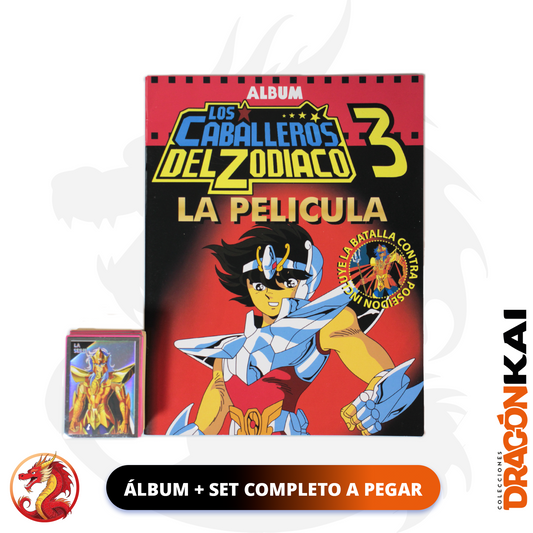 Álbum Caballeros del Zodiaco 3: La Película (Re. Salo) + Set completo a pegar