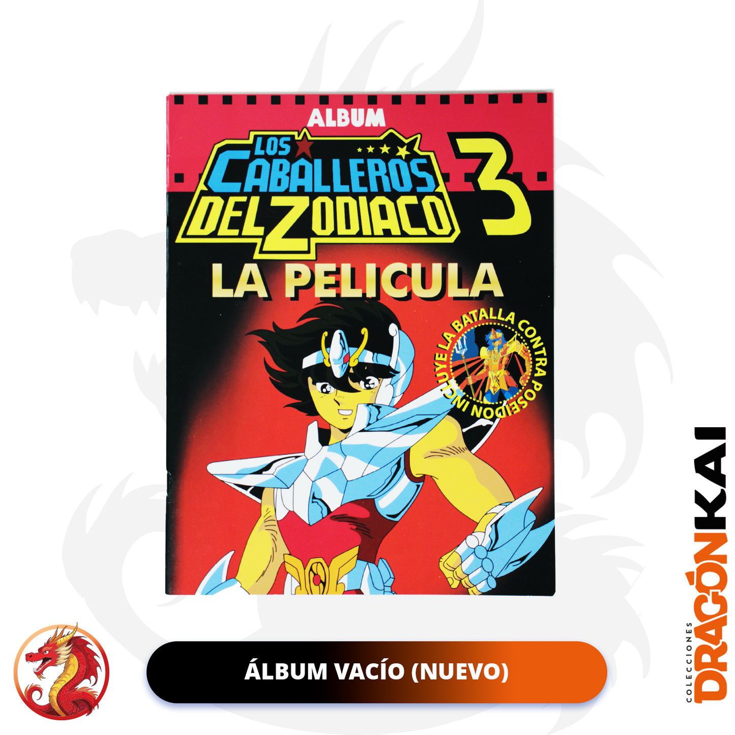 Álbum Caballeros del Zodiaco 3: La Película (Re. Salo) + Set completo a pegar