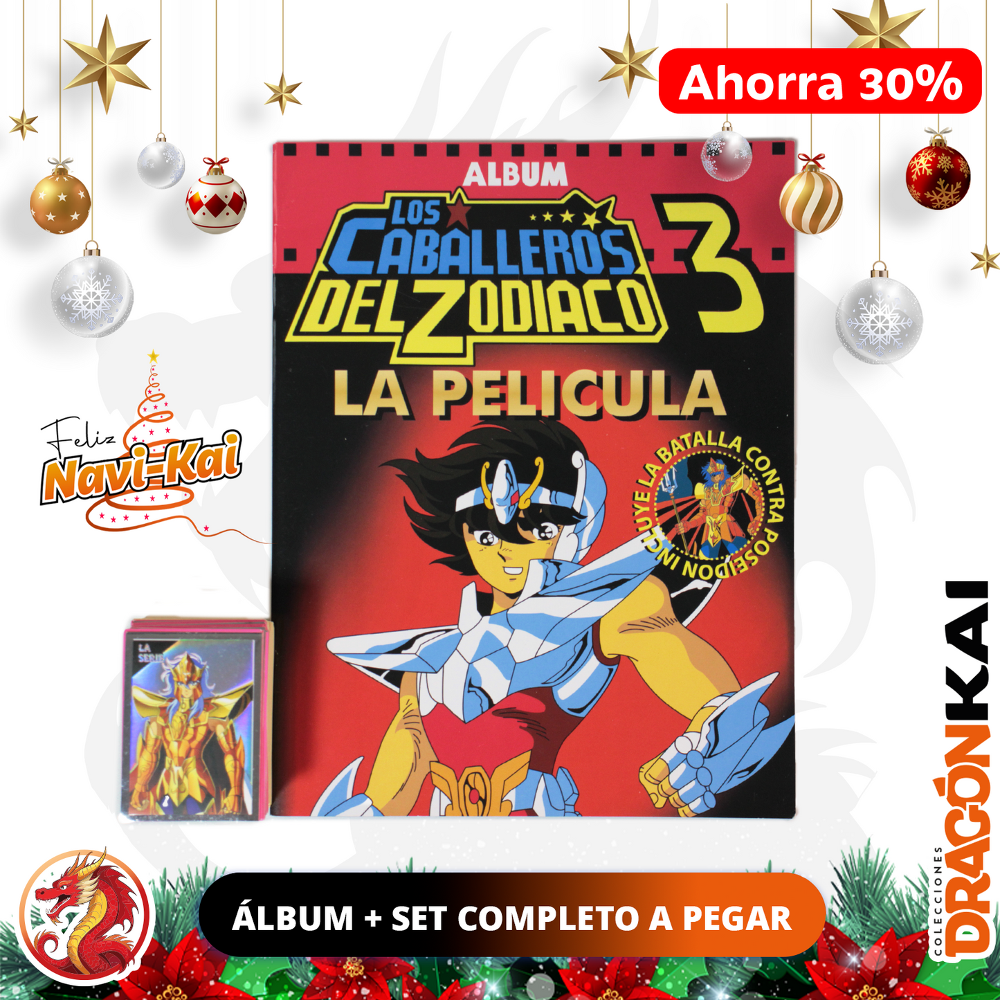 Álbum Caballeros del Zodiaco 3: La Película (Re. Salo) + Set completo a pegar