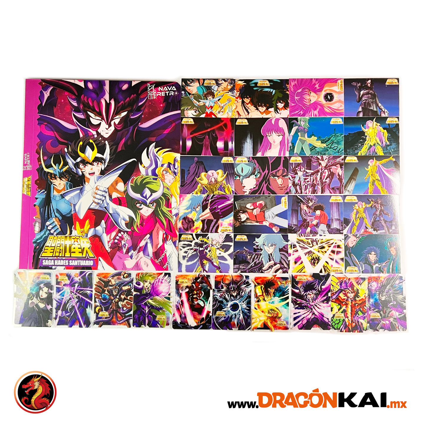 Tarjetas Caballeros del Zodiaco Vol. 6: Saga de Hades Santurario (Set completo)