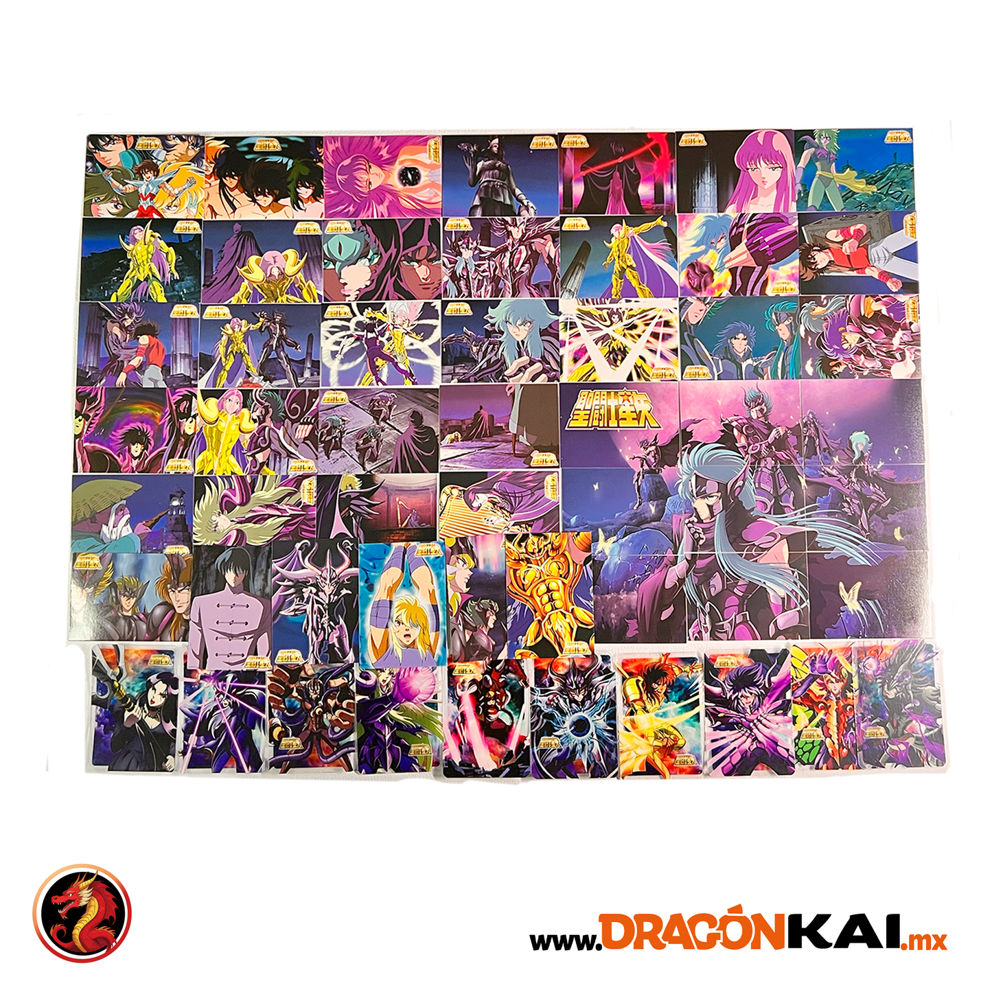 Tarjetas Caballeros del Zodiaco Vol. 6: Saga de Hades Santurario (Set completo)