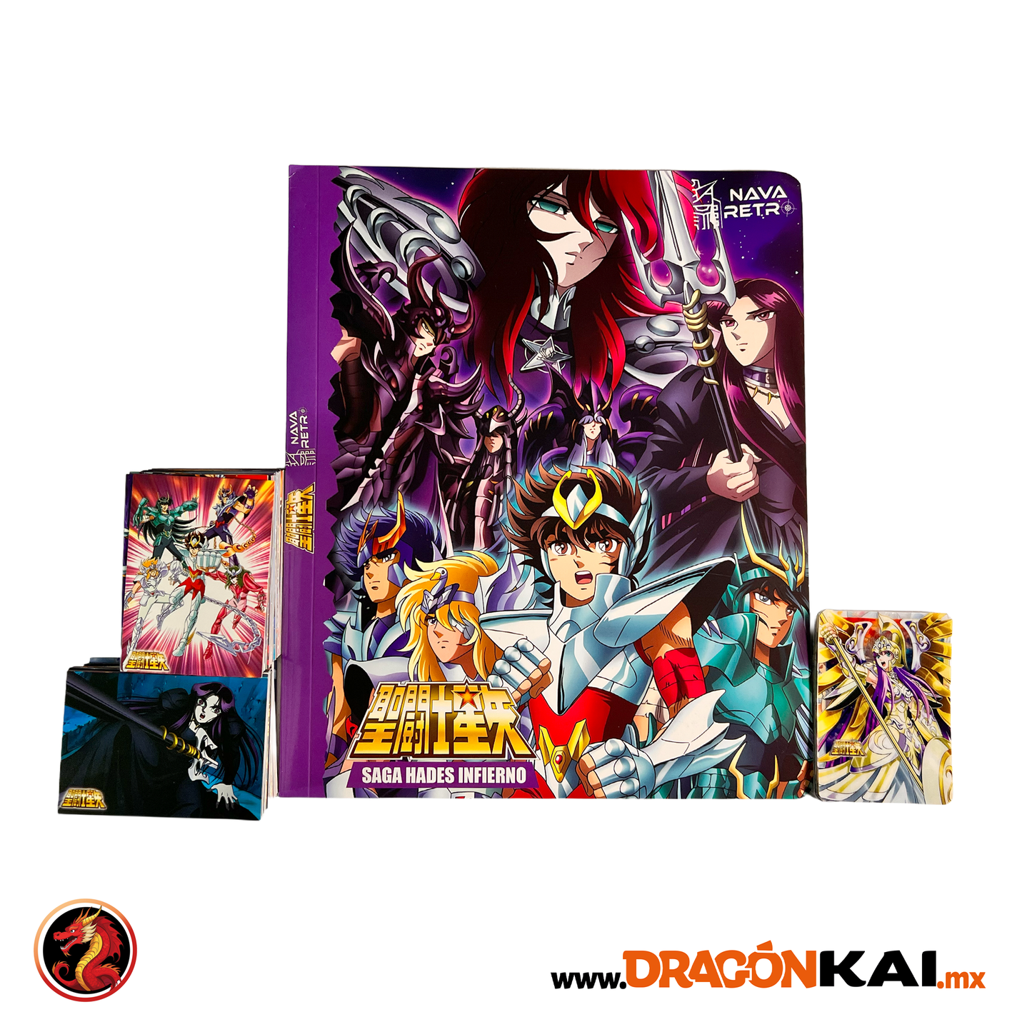 Tarjetas Caballeros del Zodiaco Vol. 7: Saga de Hades Infierno (Set completo)