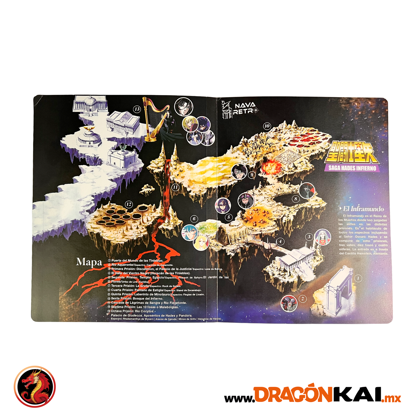 Tarjetas Caballeros del Zodiaco Vol. 7: Saga de Hades Infierno (Set completo)