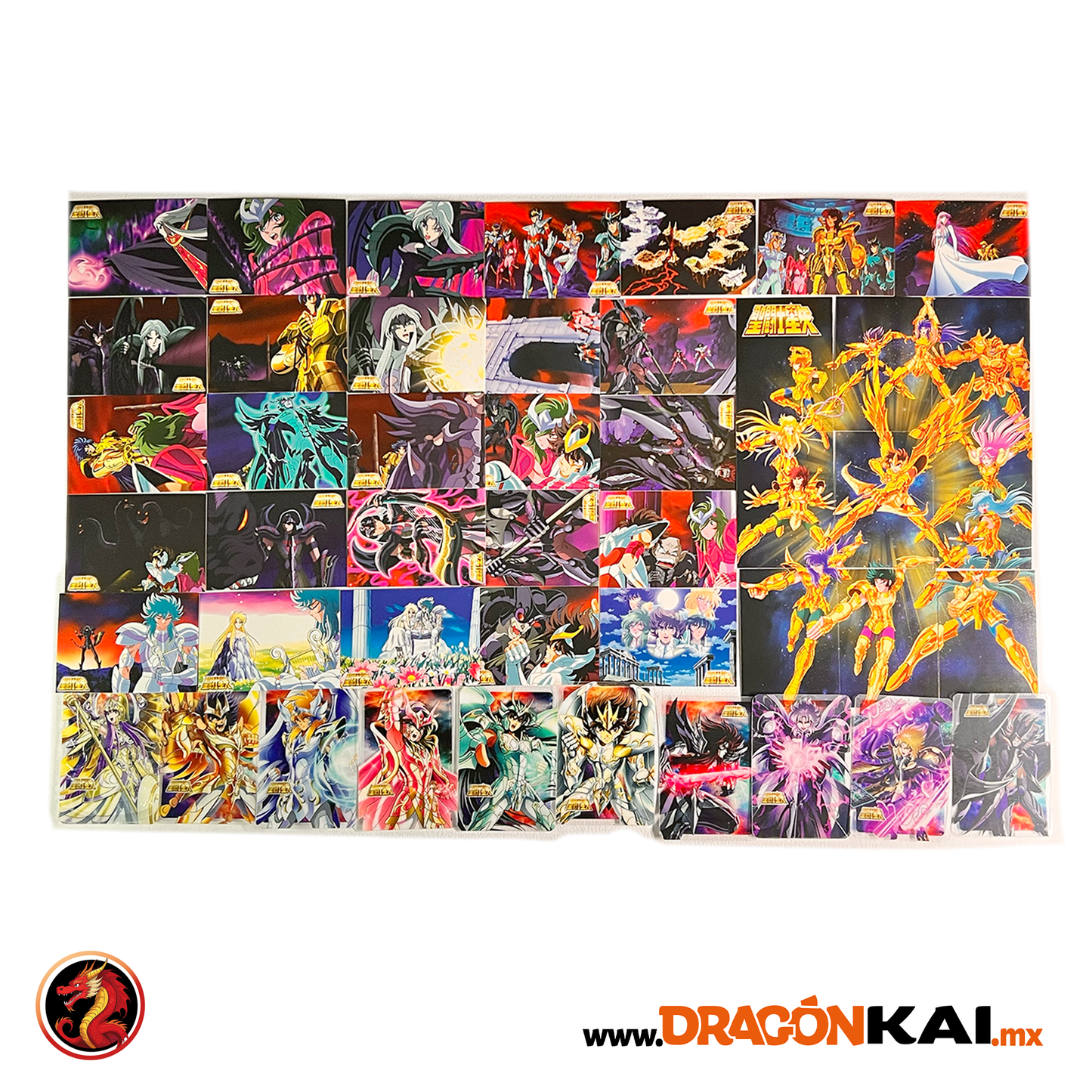 Tarjetas Caballeros del Zodiaco Vol. 7: Saga de Hades Infierno (Set completo)