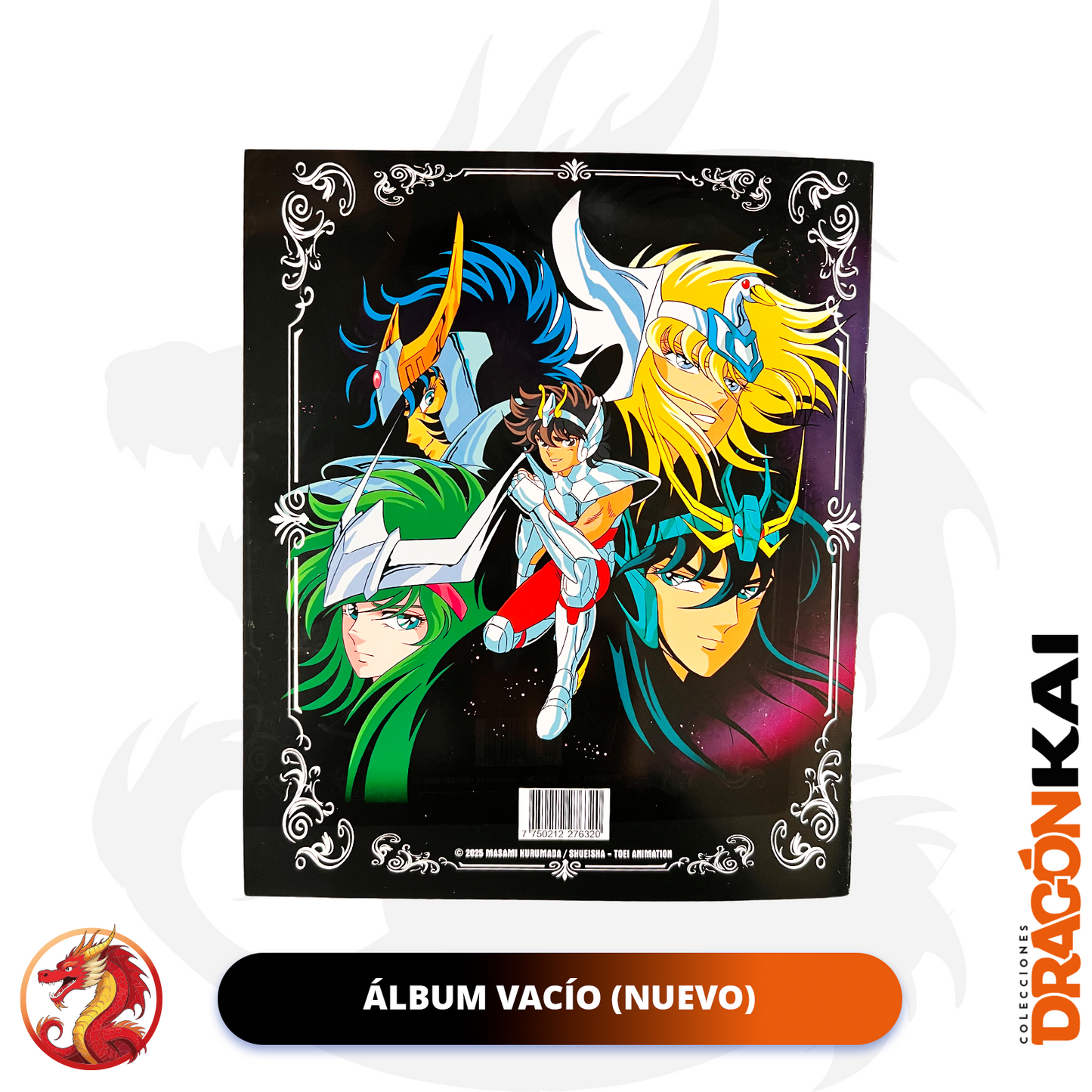 Álbum Los Caballeros del Zodiaco Contraatacan + Set completo a pegar