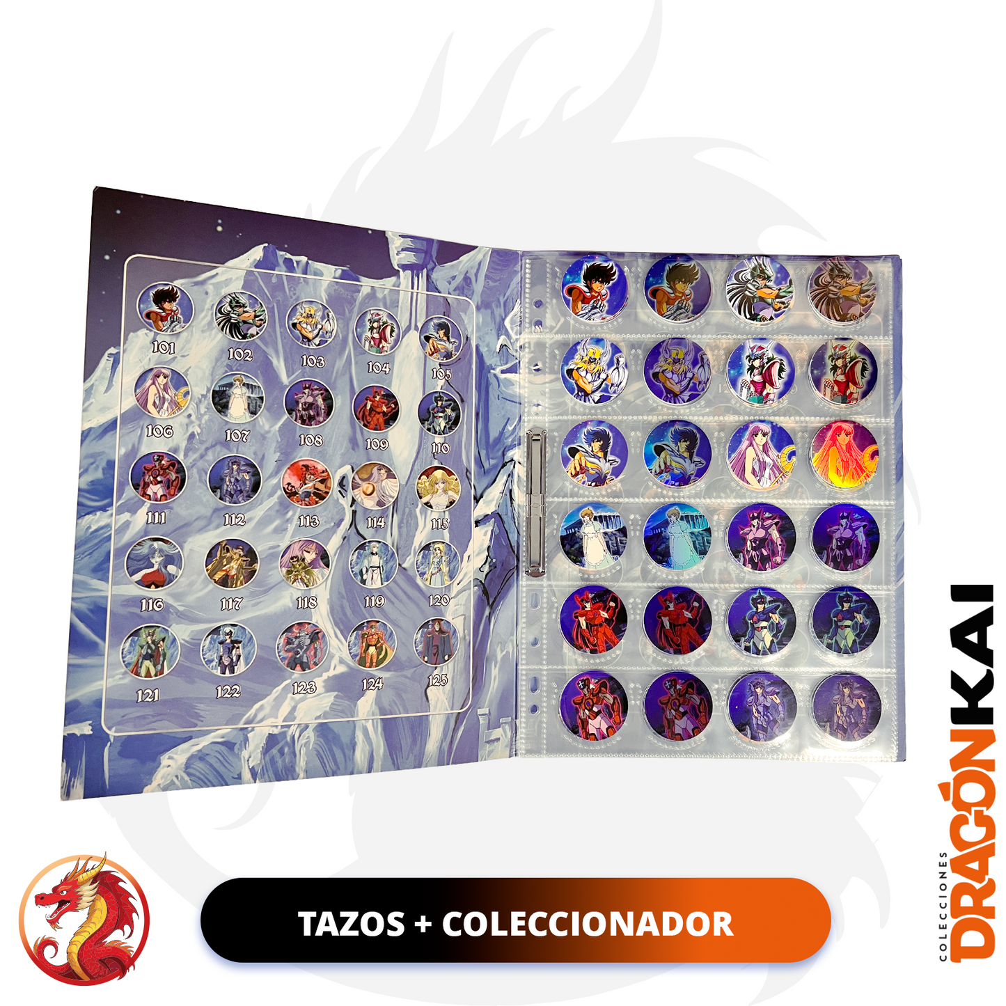 Tazos Caballeros del Zodiaco Vol. 6 (DKV) | Colección completa