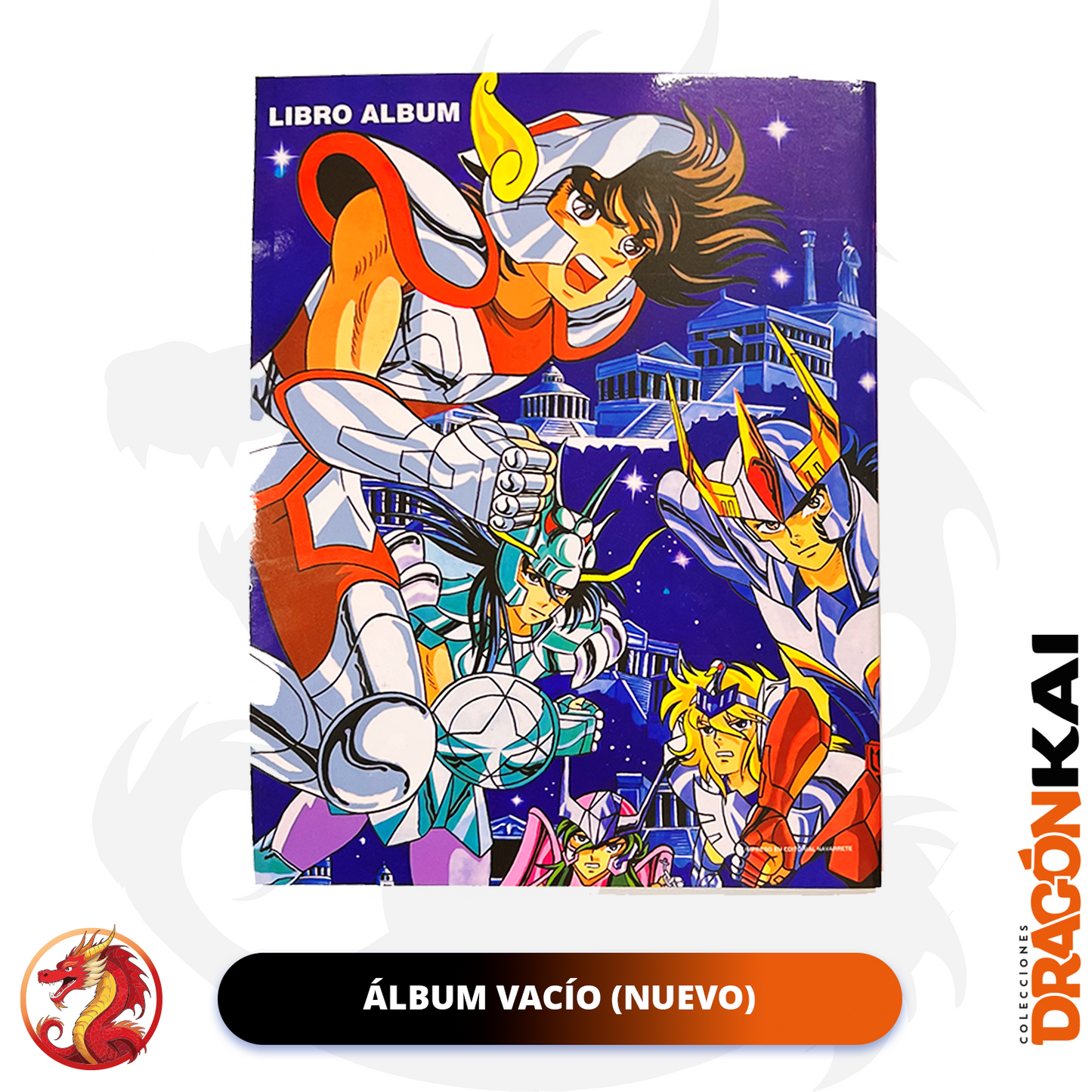 Álbum Caballeros del Zodiaco (Re. Navarrete) + Set completo a pegar