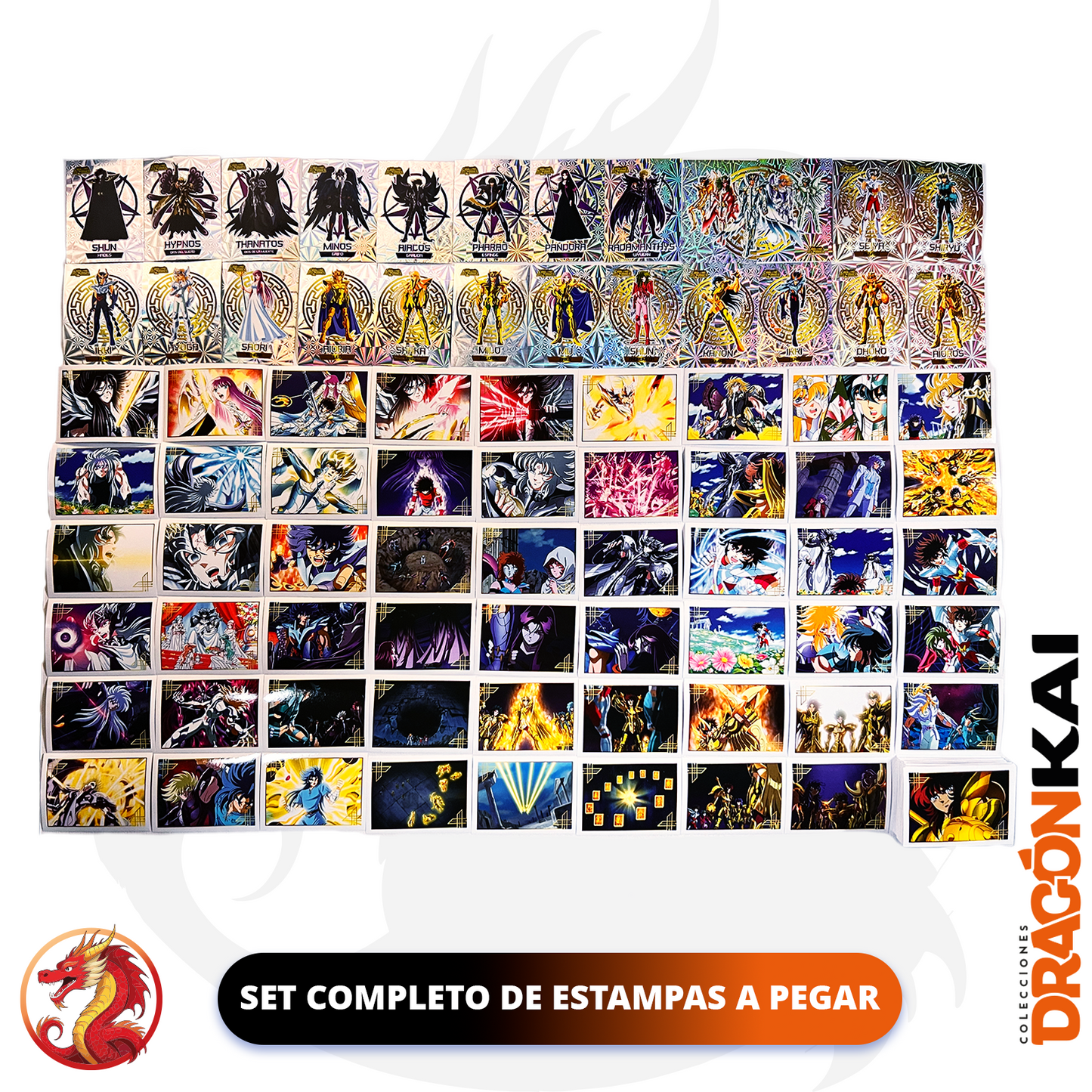 Álbum Caballeros del Zodiaco: La Saga de Hades + Set completo a pegar
