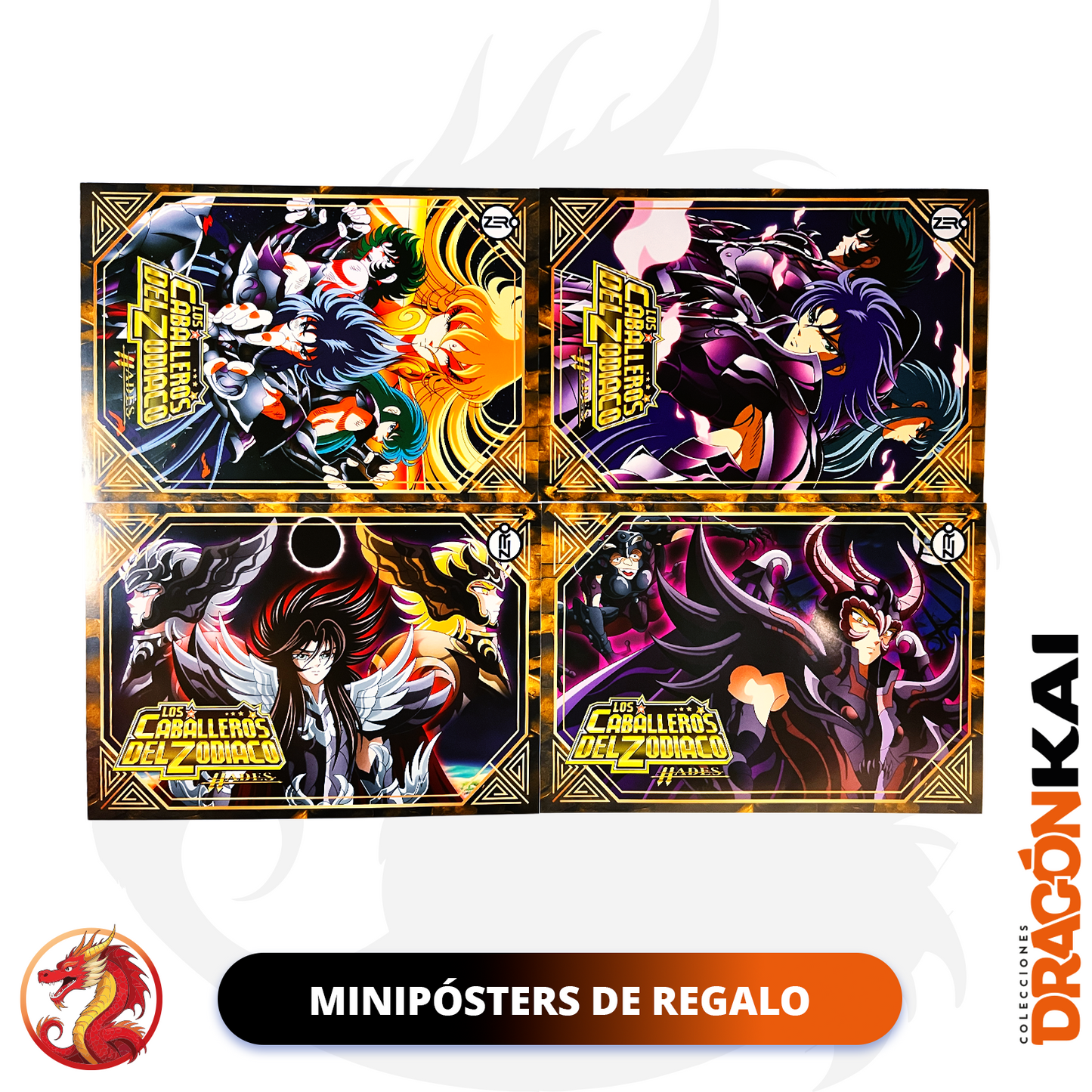 Álbum Caballeros del Zodiaco: La Saga de Hades + Set completo a pegar