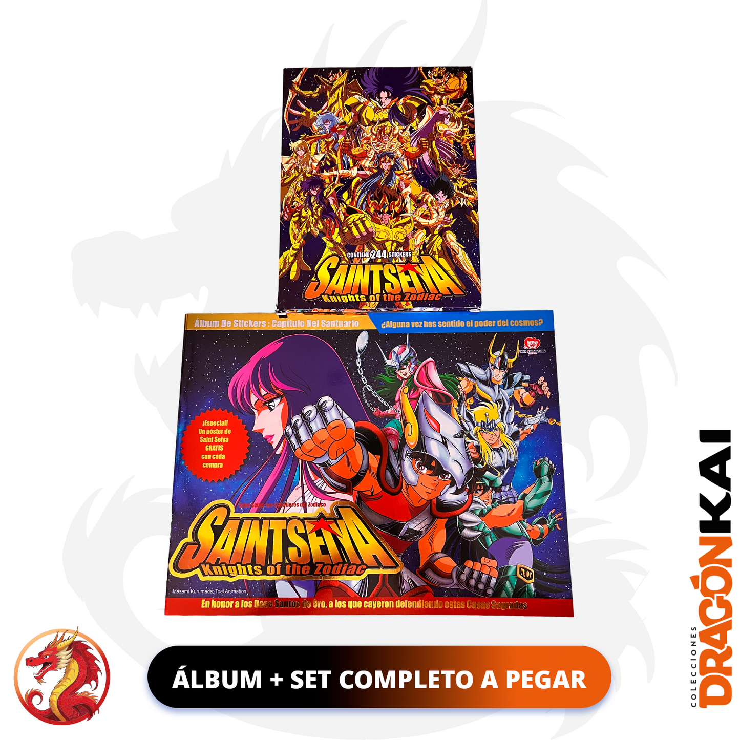 Álbum Caballeros del Zodiaco (Re. Tailandia) + Set completo a pegar