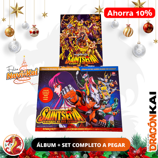 Álbum Caballeros del Zodiaco (Re. Tailandia) + Set completo a pegar