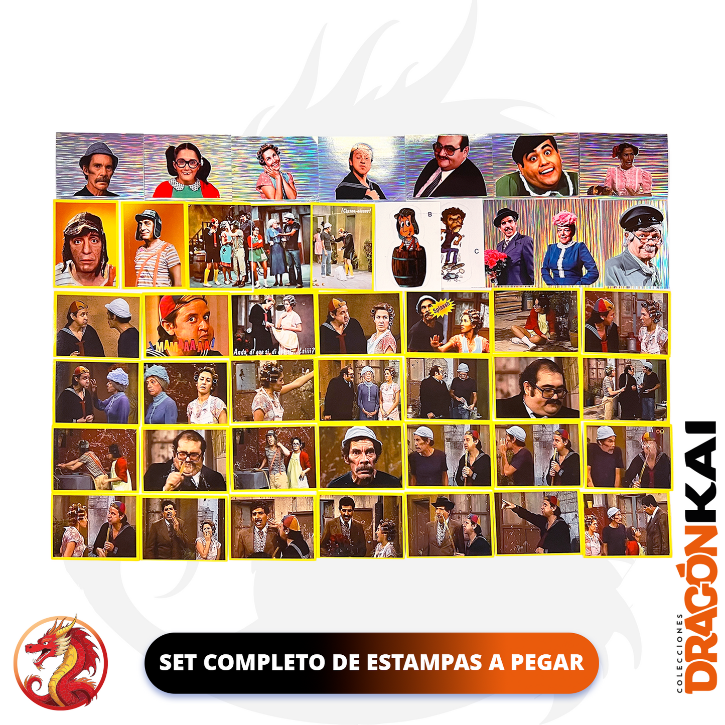 Álbum Chavo del 8 (Re. Navarrete) + Set completo a pegar