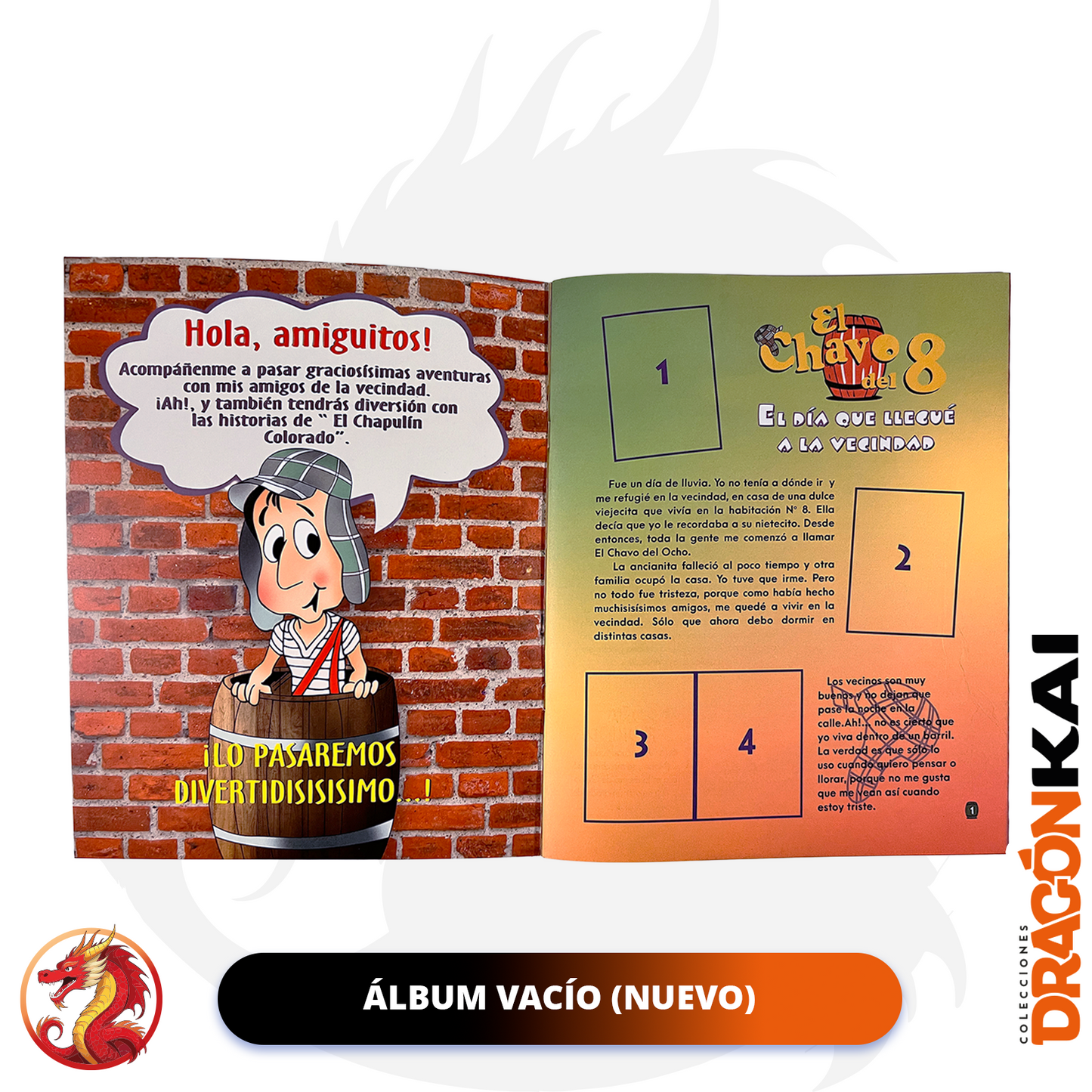 Álbum Chavo del 8 (Re. Navarrete) + Set completo a pegar