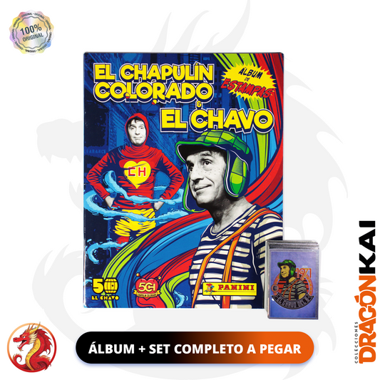 Álbum El Chapulín Colorado & El Chavo (Panini) + Set completo a pegar