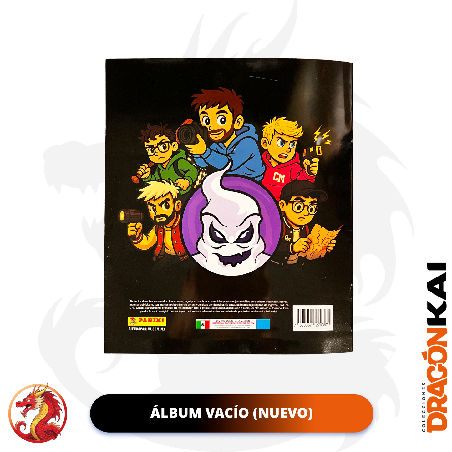 Álbum Club Misterio (Panini 2025) + Set completo a pegar
