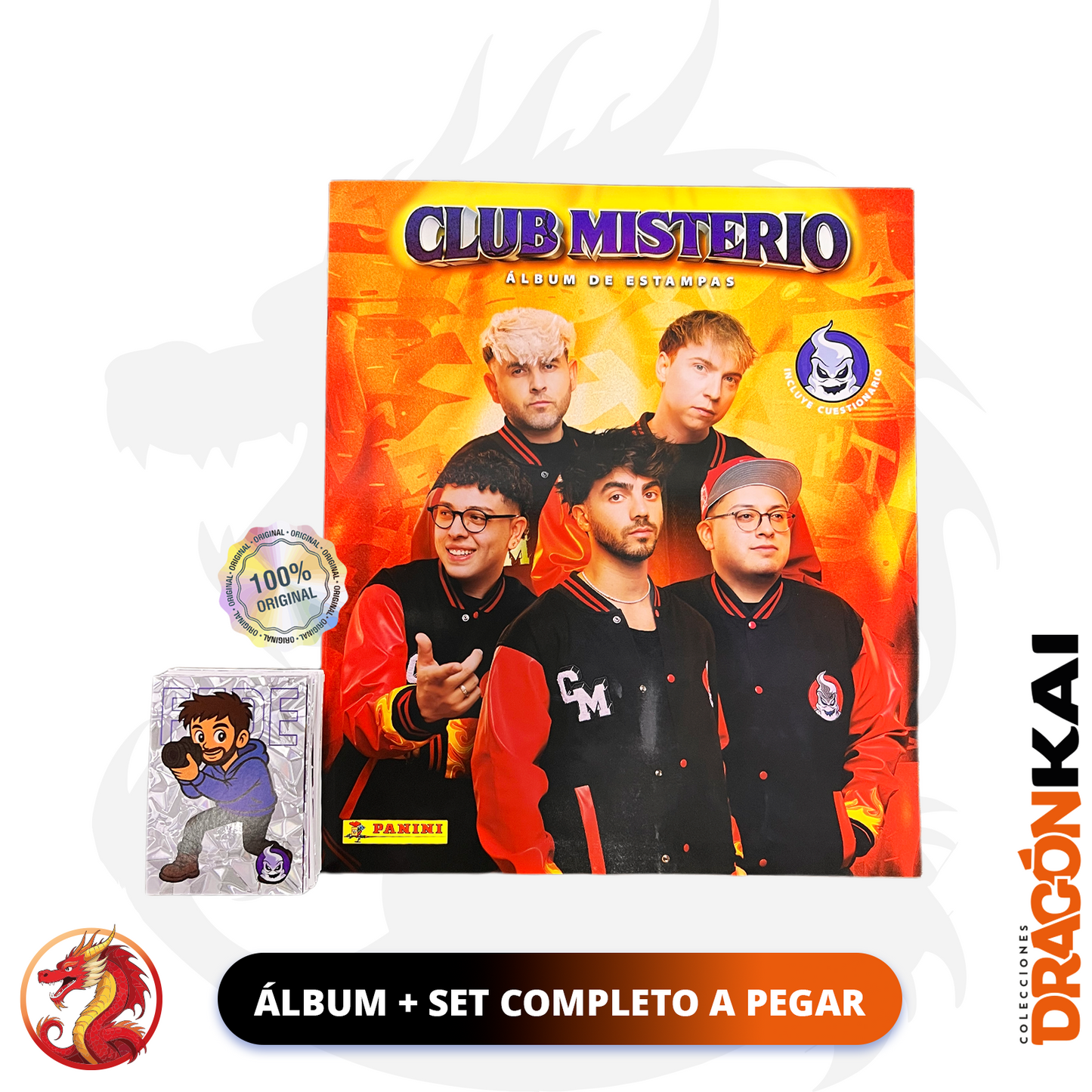 Álbum Club Misterio (Panini 2025) + Set completo a pegar