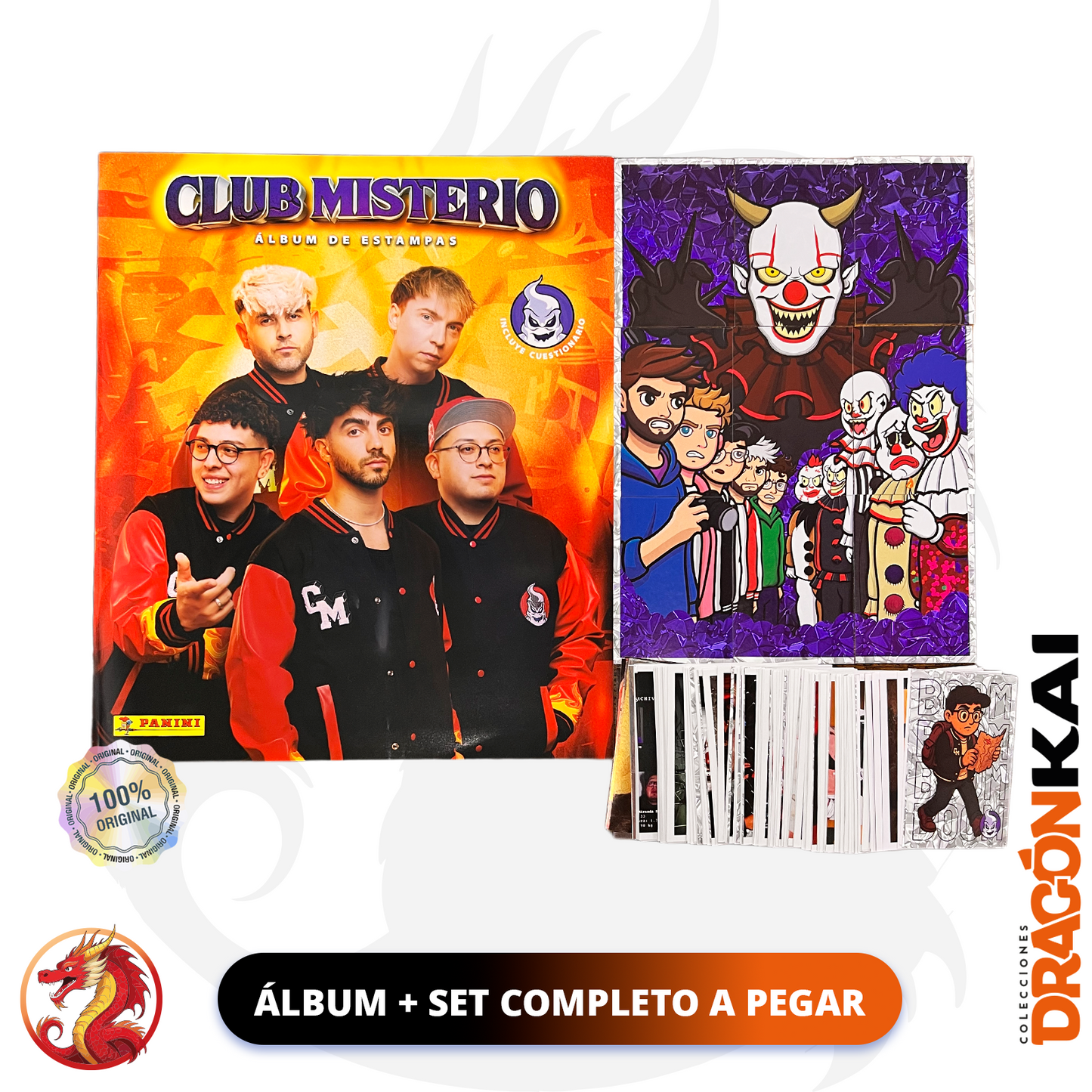 Álbum Club Misterio (Panini 2025) + Set completo a pegar