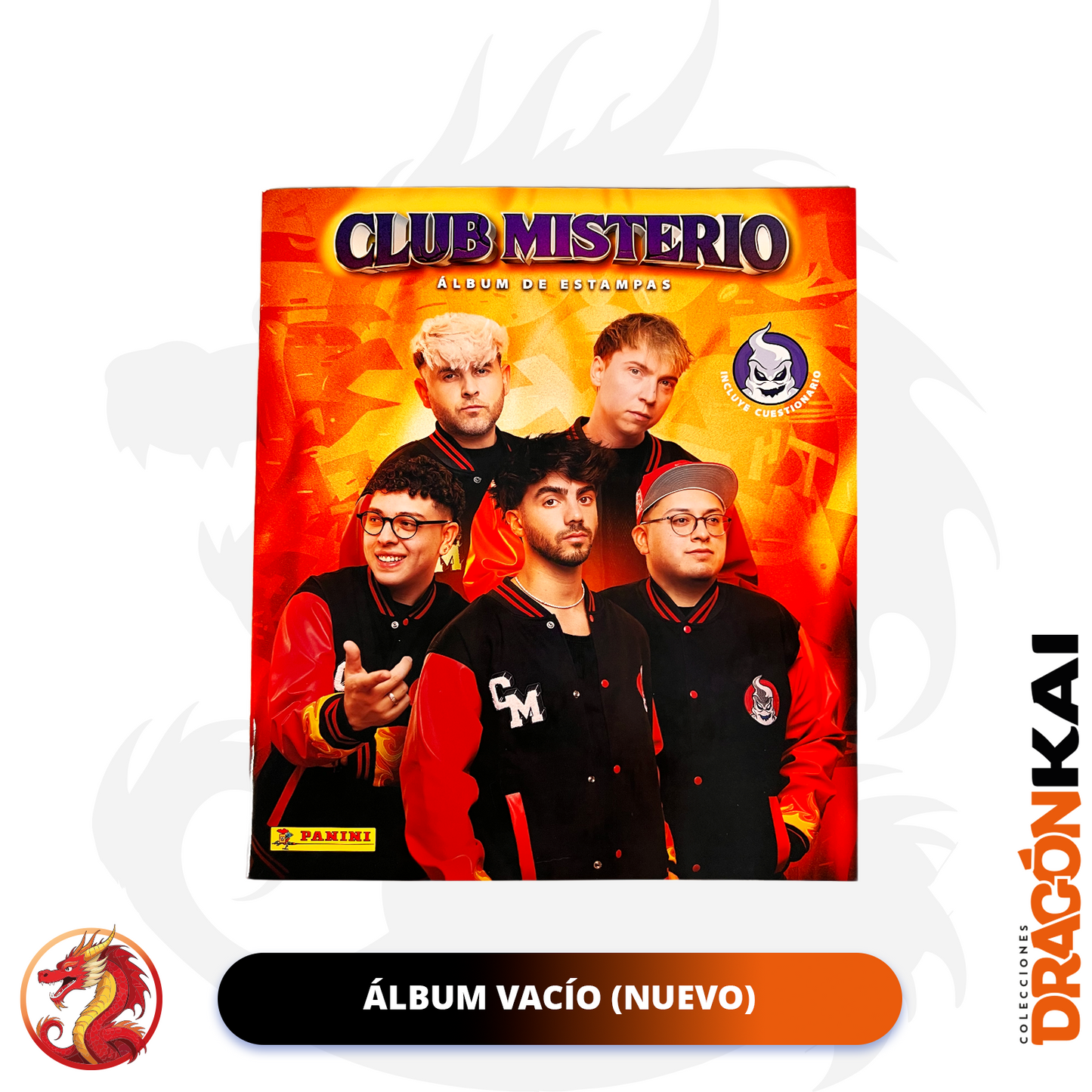 Álbum Club Misterio (Panini 2025) + Set completo a pegar