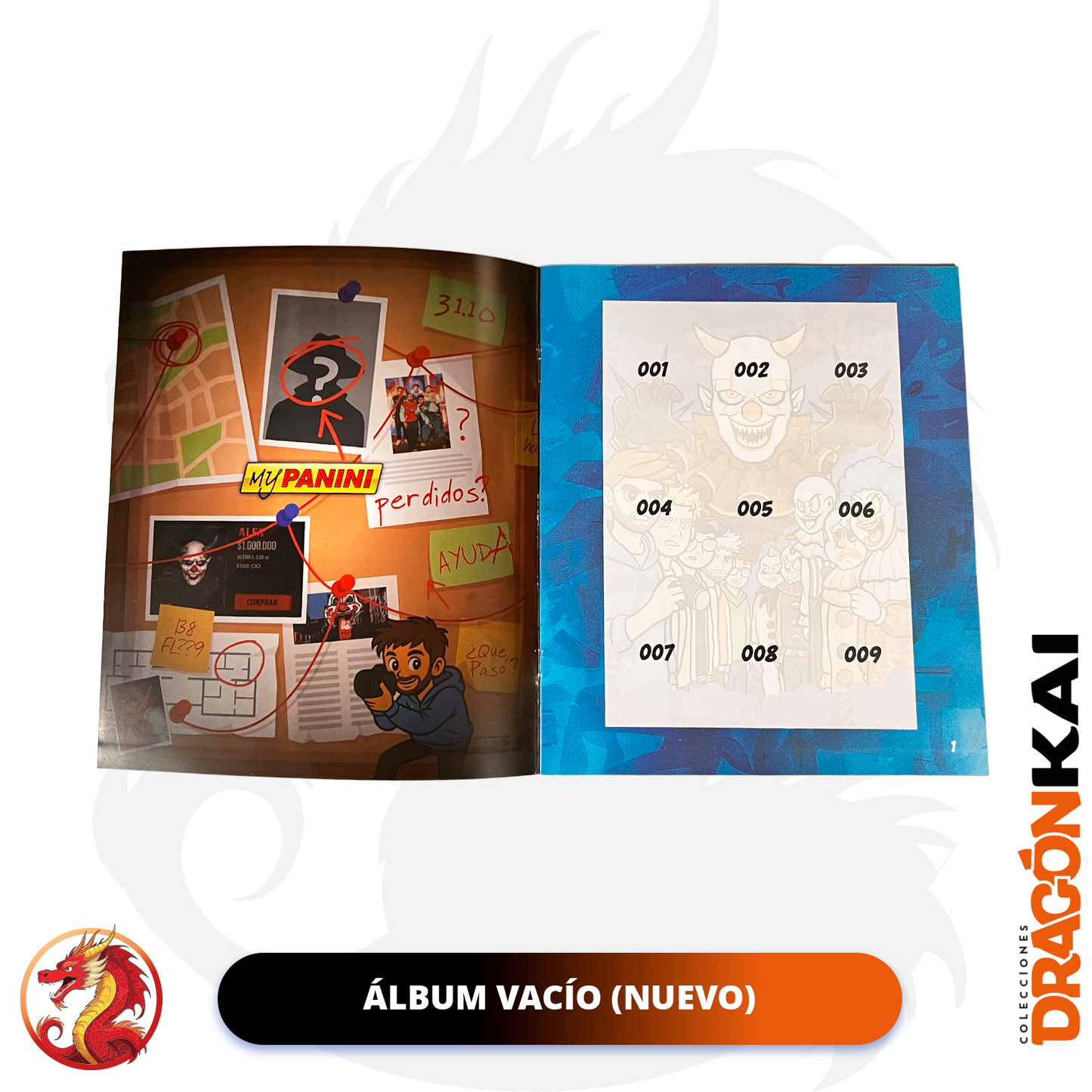 Colección Club Misterio. Álbum + Caja de 50 sobres