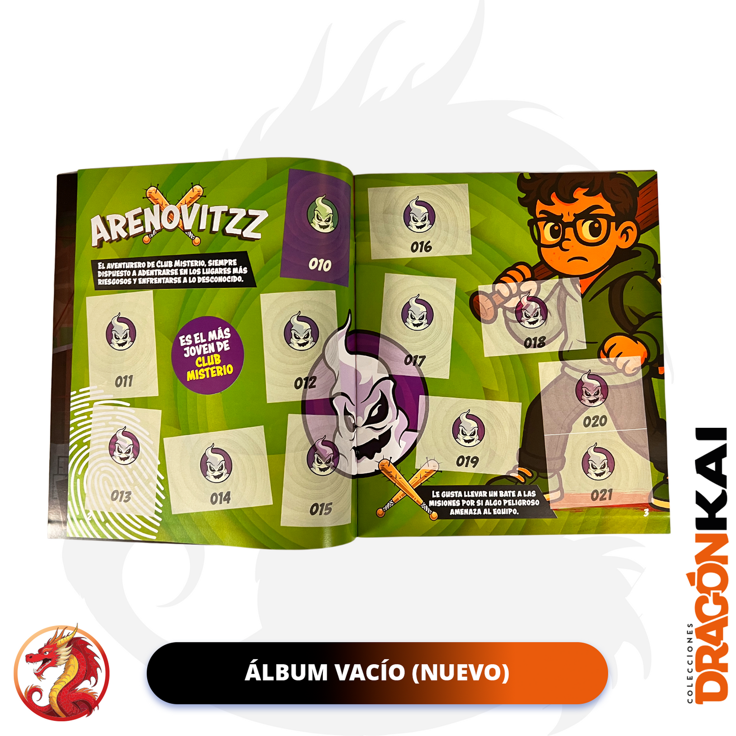 Colección Club Misterio. Álbum + Caja de 50 sobres