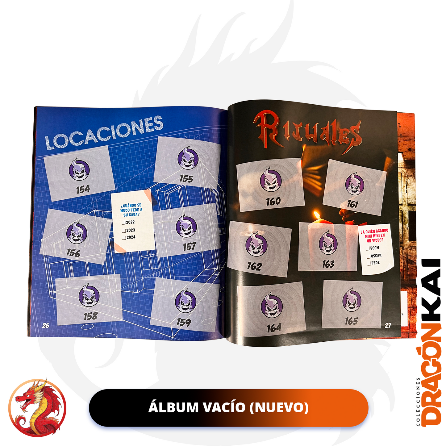 Álbum Club Misterio (Panini 2025) + Set completo a pegar