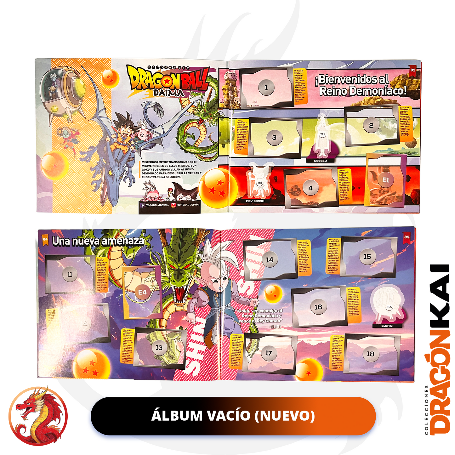 Álbum Dragon Ball Daima + Set completo a pegar