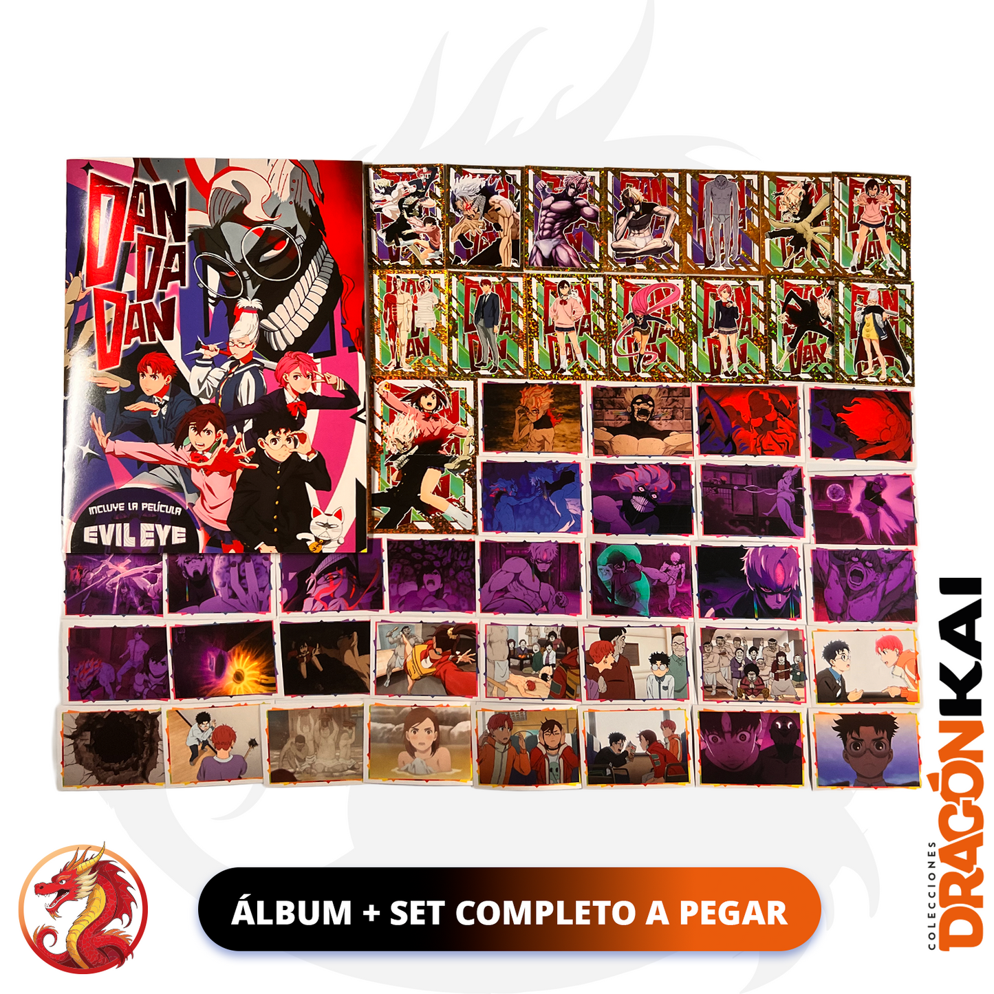 Álbum DanDaDan + Set completo de a pegar