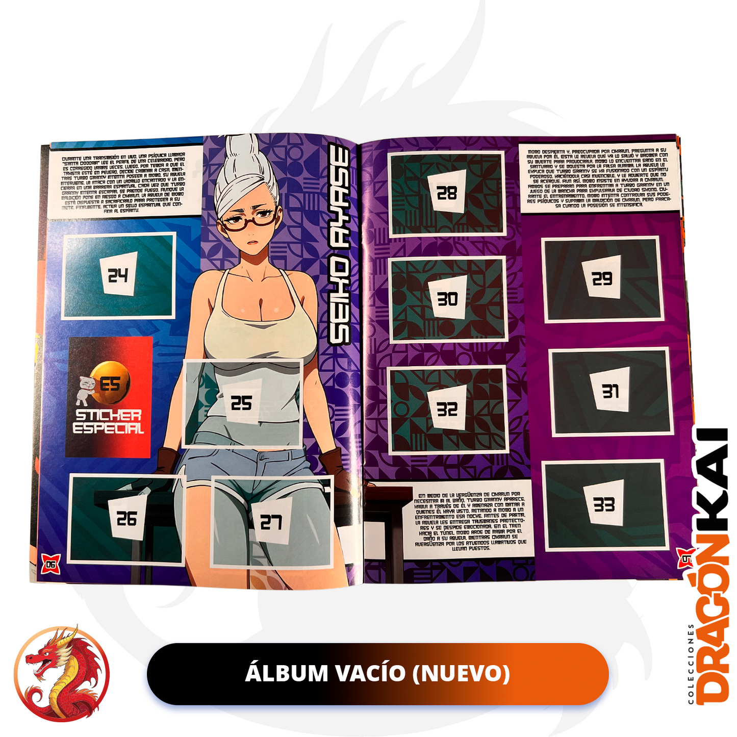 Álbum DanDaDan + Set completo de a pegar
