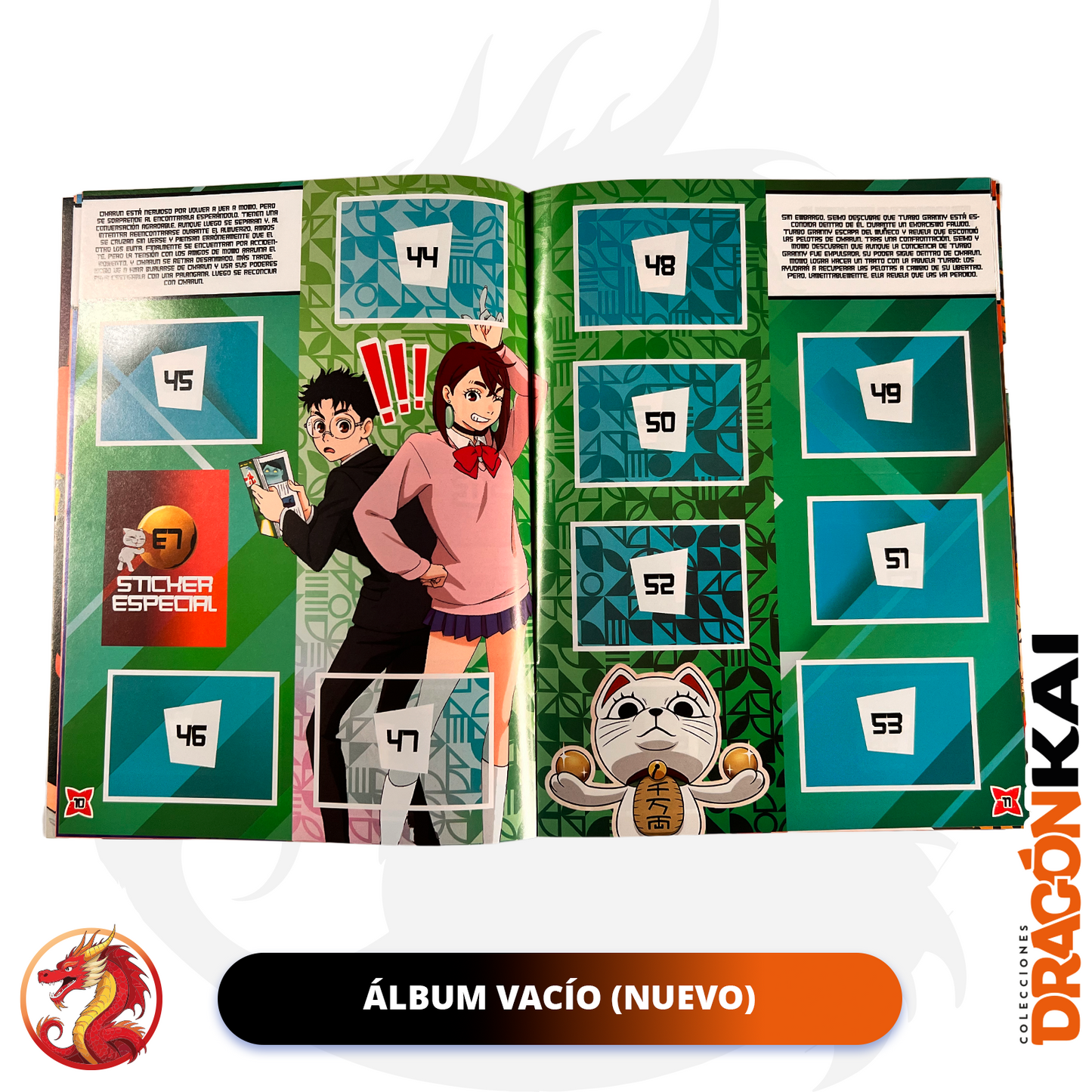 Álbum DanDaDan + Set completo de a pegar