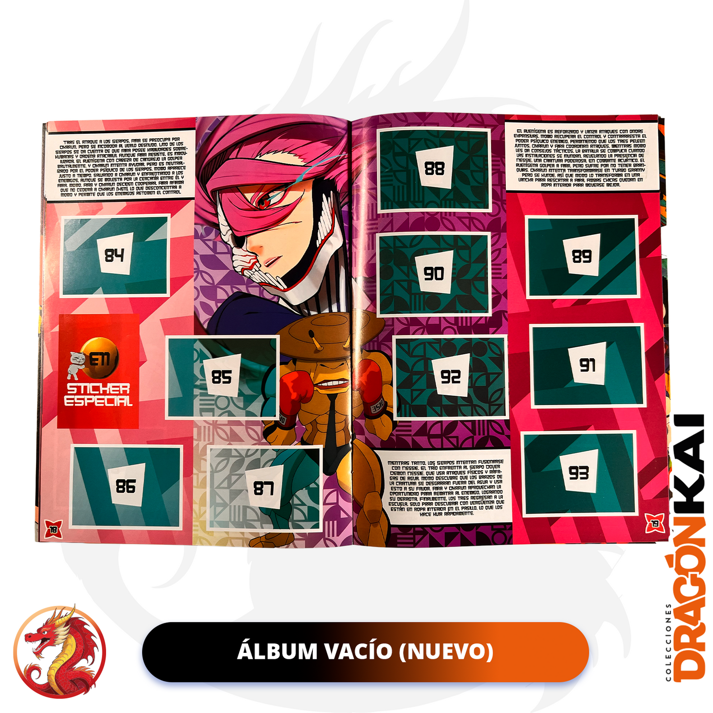 Álbum DanDaDan + Set completo de a pegar