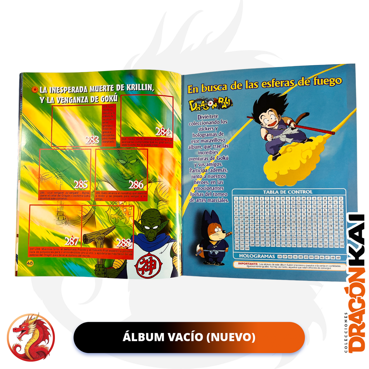 Álbum Dragon Ball (Re. Navarrete) + Set completo a pegar