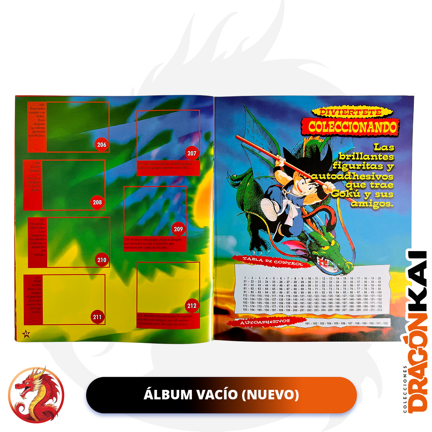 Álbum Dragon Ball 2 (Re. Navarrete) + Set completo a pegar