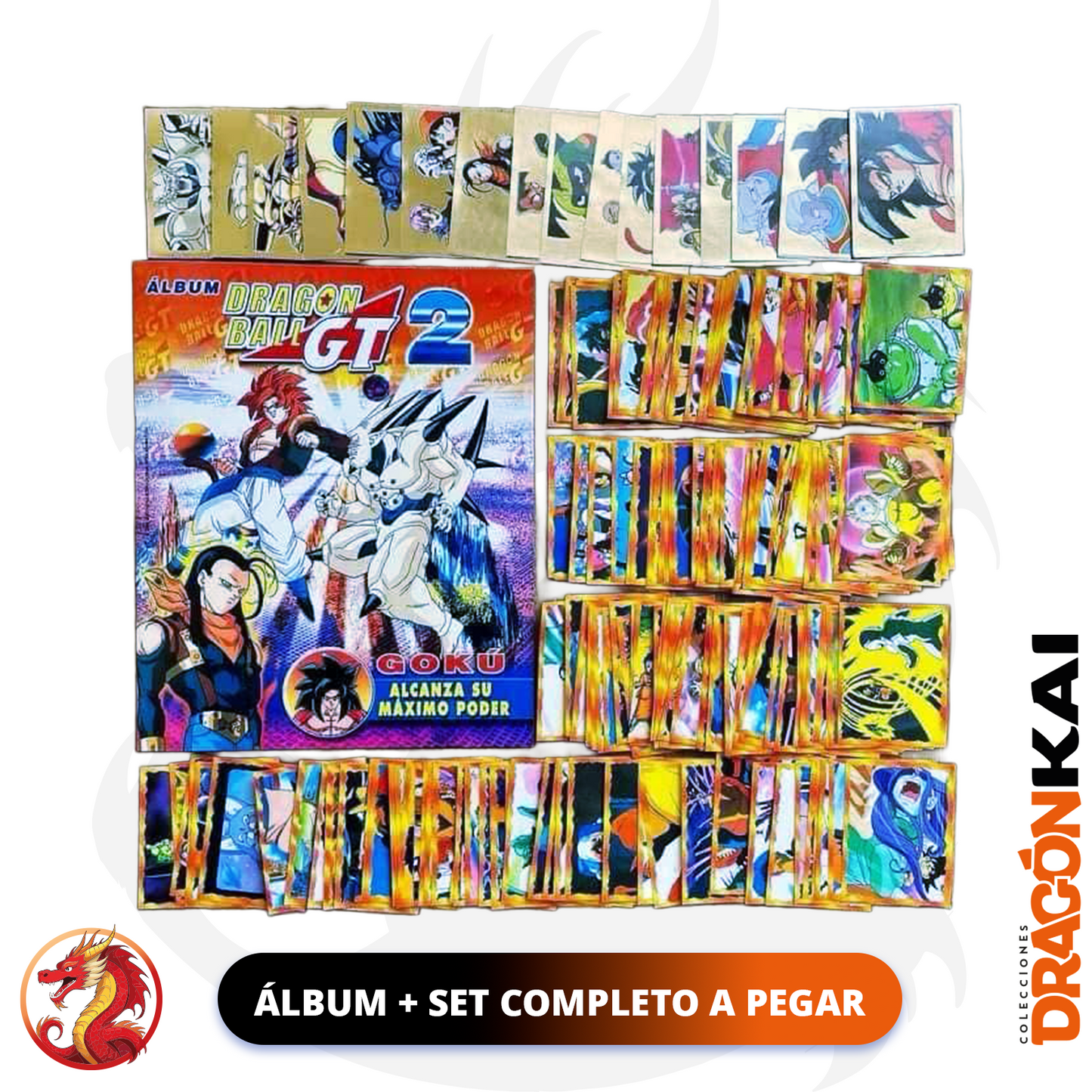 Álbum Dragon Ball GT 2 (Re. Navarrete) + Set completo a pegar