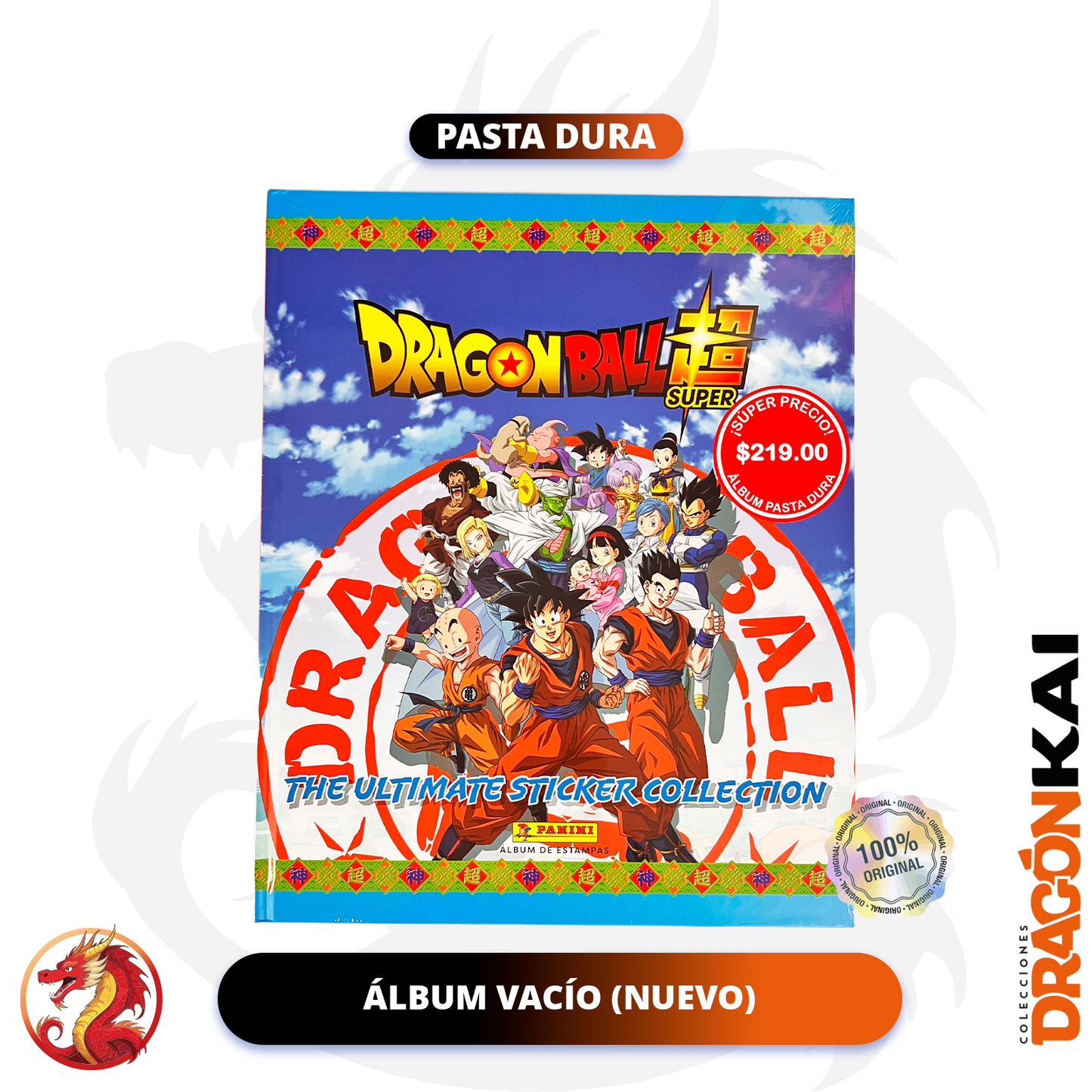 Álbum Pasta Dura Dragon Ball Super: Ultimate Collection (Panini 2025) + Set completo a pegar